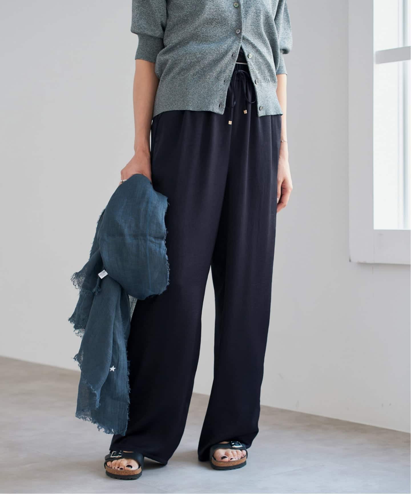 WEB限定/追加》サテンリラックスパンツ（その他パンツ）｜IENA（イエナ