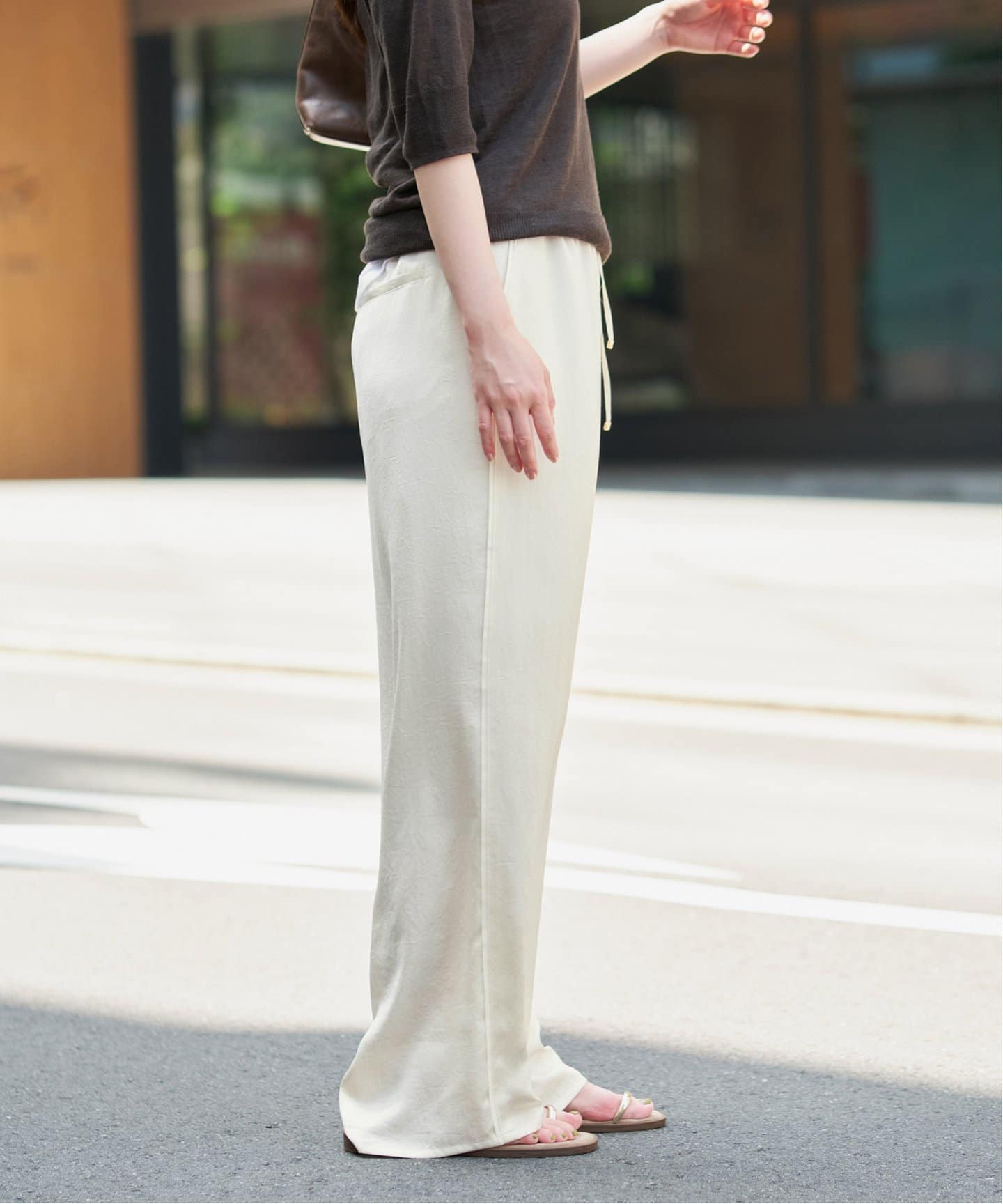 サテンリラックスパンツ（その他パンツ）｜IENA（イエナ）の通販