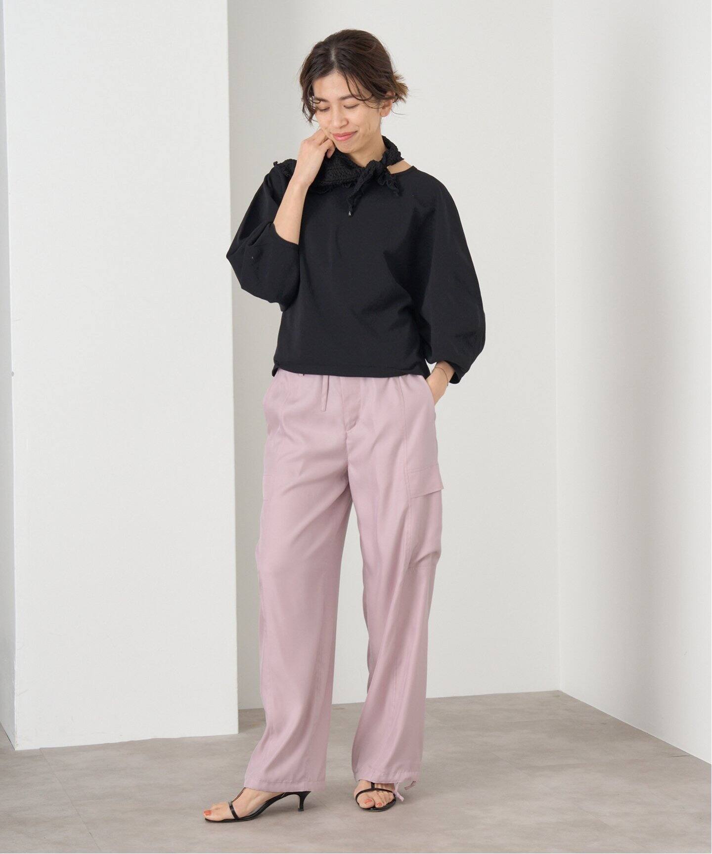 キュプラツイルイージーカーゴパンツ（カーゴパンツ）｜IENA（イエナ
