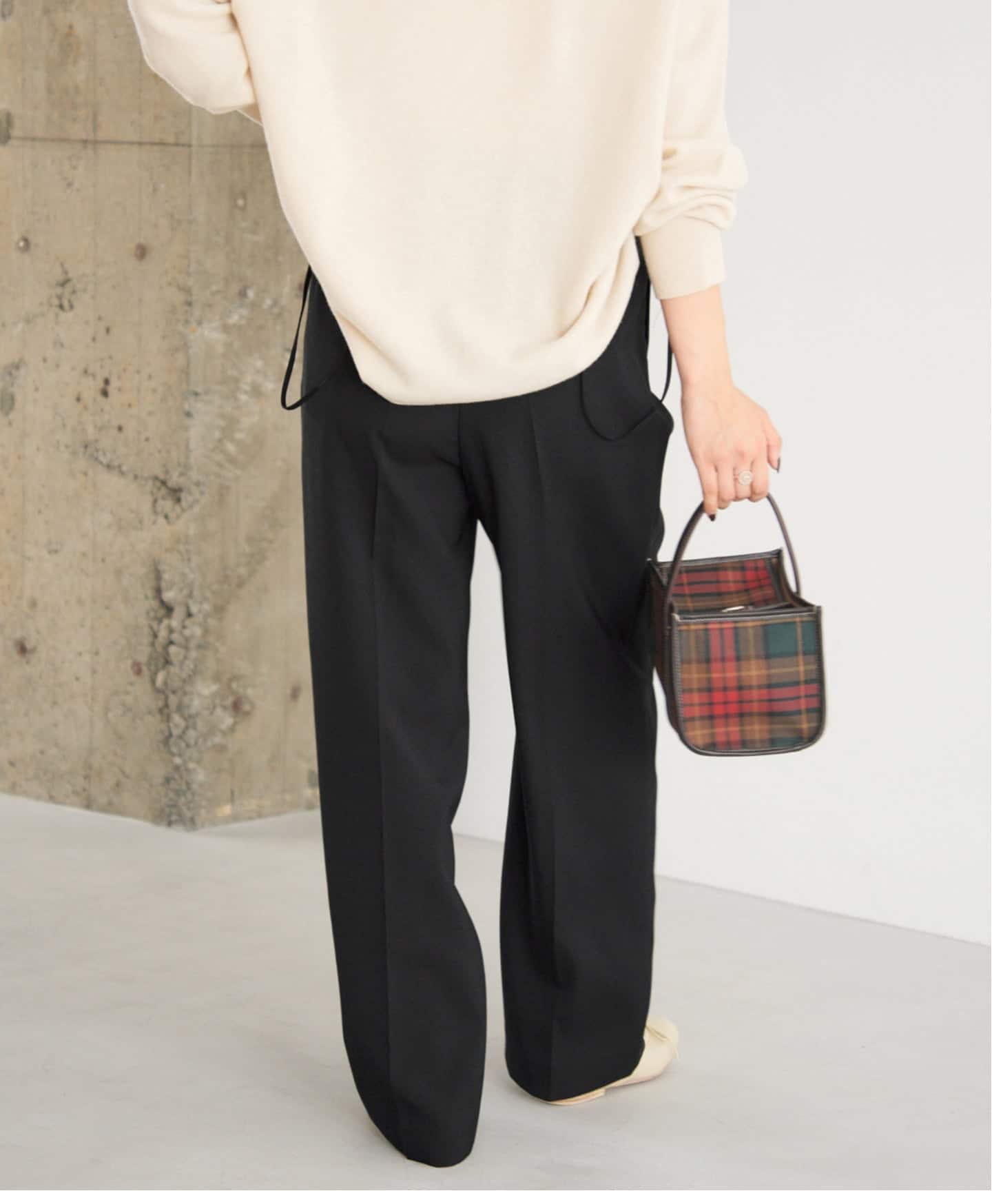 サスペンダーダブルクロスパンツ（スラックス）｜IENA（イエナ）の通販