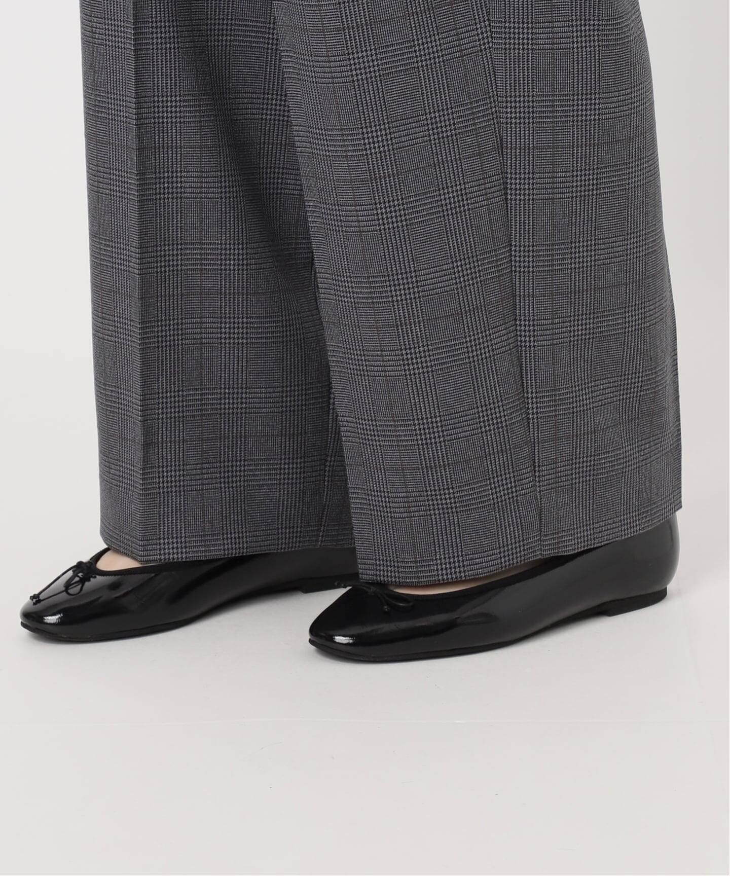 サスペンダーチェックパンツ（スラックス）｜IENA（イエナ）の