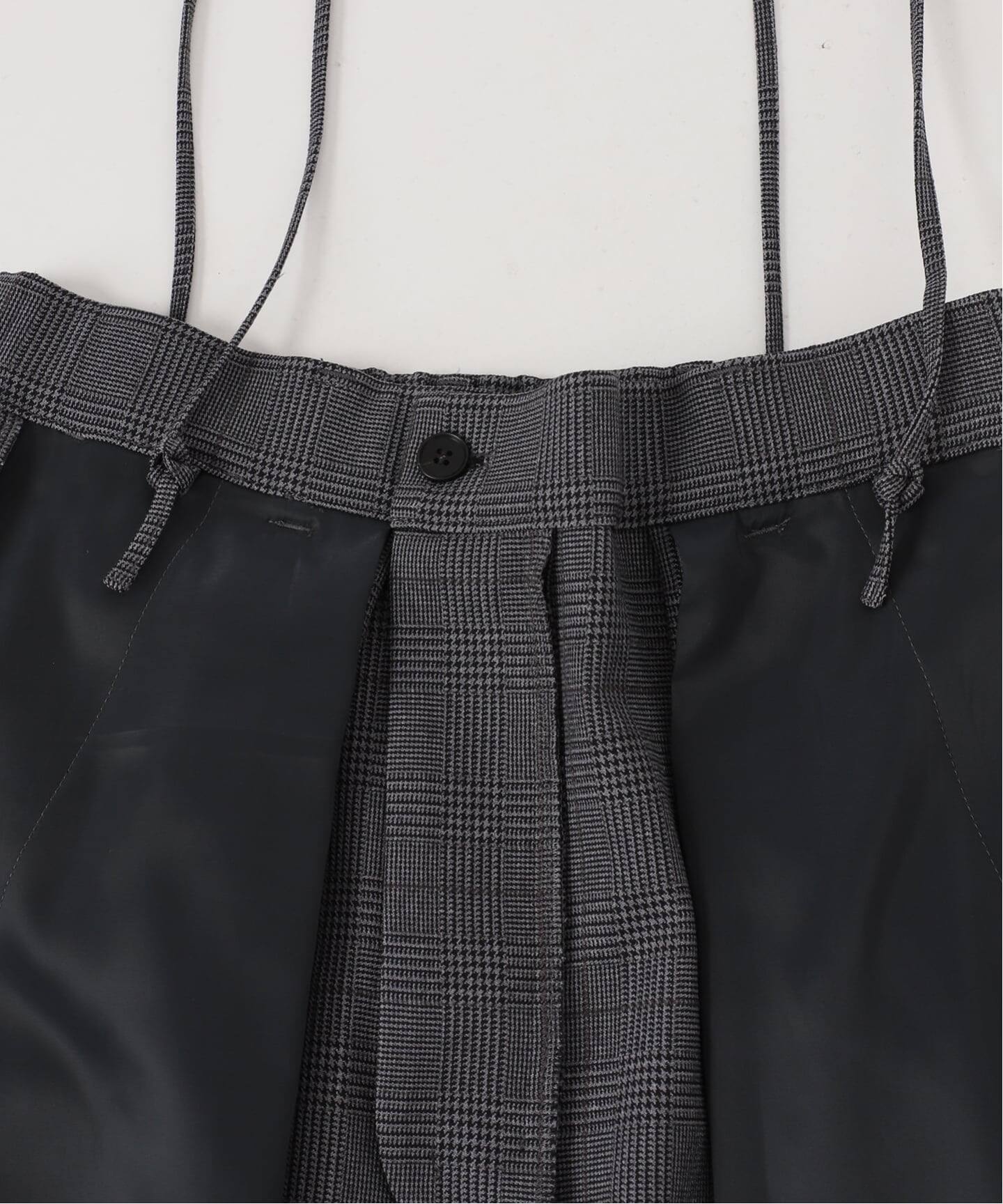 サスペンダーチェックパンツ（スラックス）｜IENA（イエナ）の通販