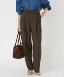 サスペンダーチェックパンツ