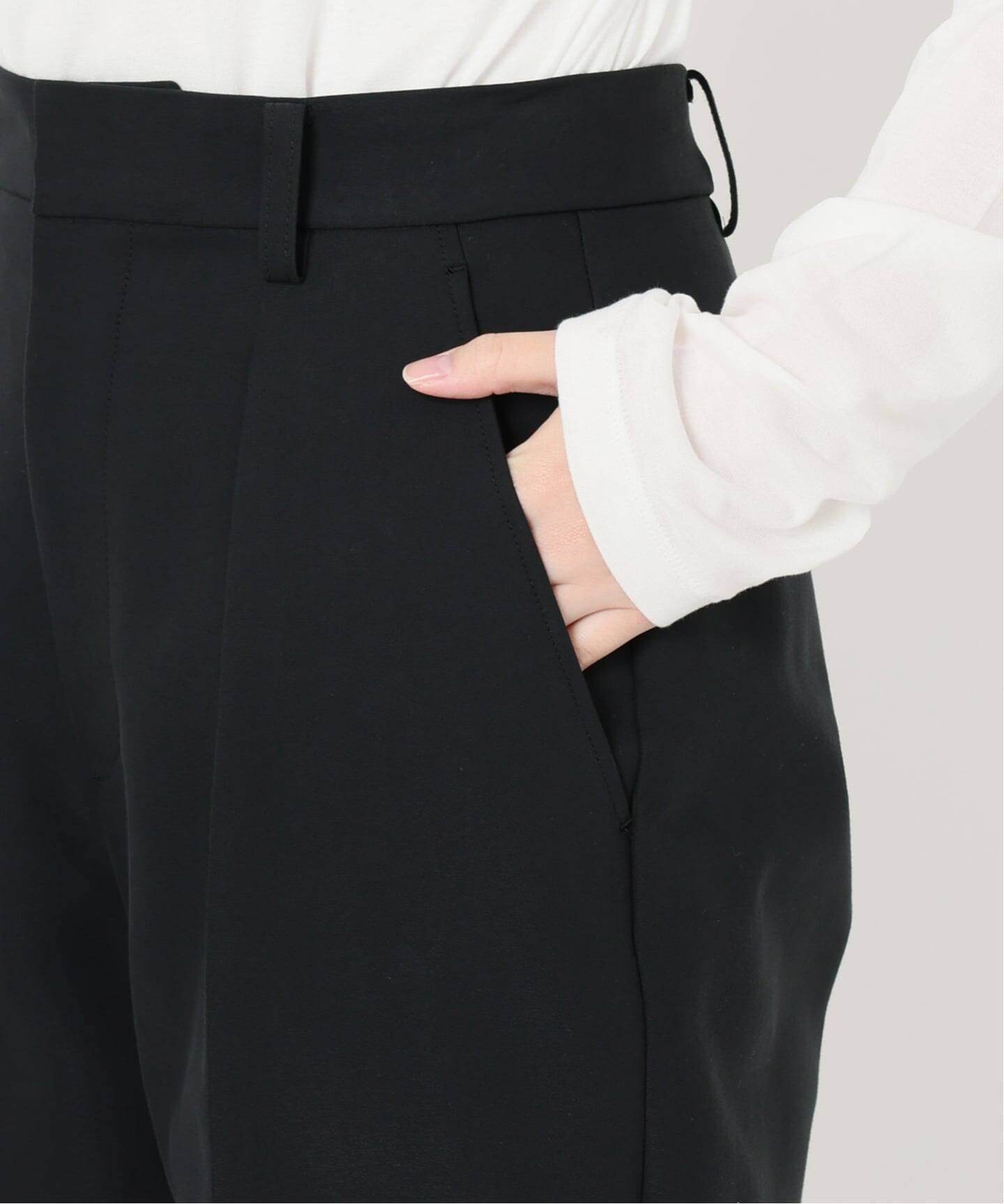 ソフトダブルクロスタックパンツ（スラックス）｜IENA（イエナ）の通販