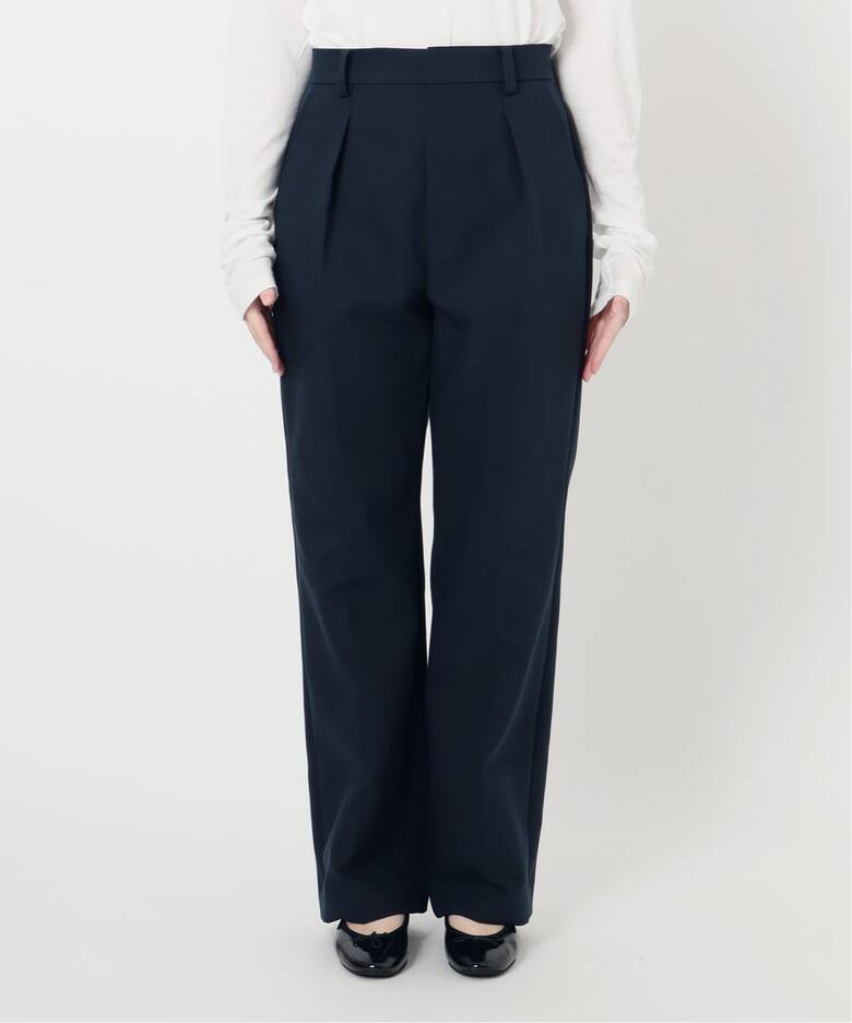 ソフトダブルクロスタックパンツ（スラックス）｜IENA（イエナ）の通販  