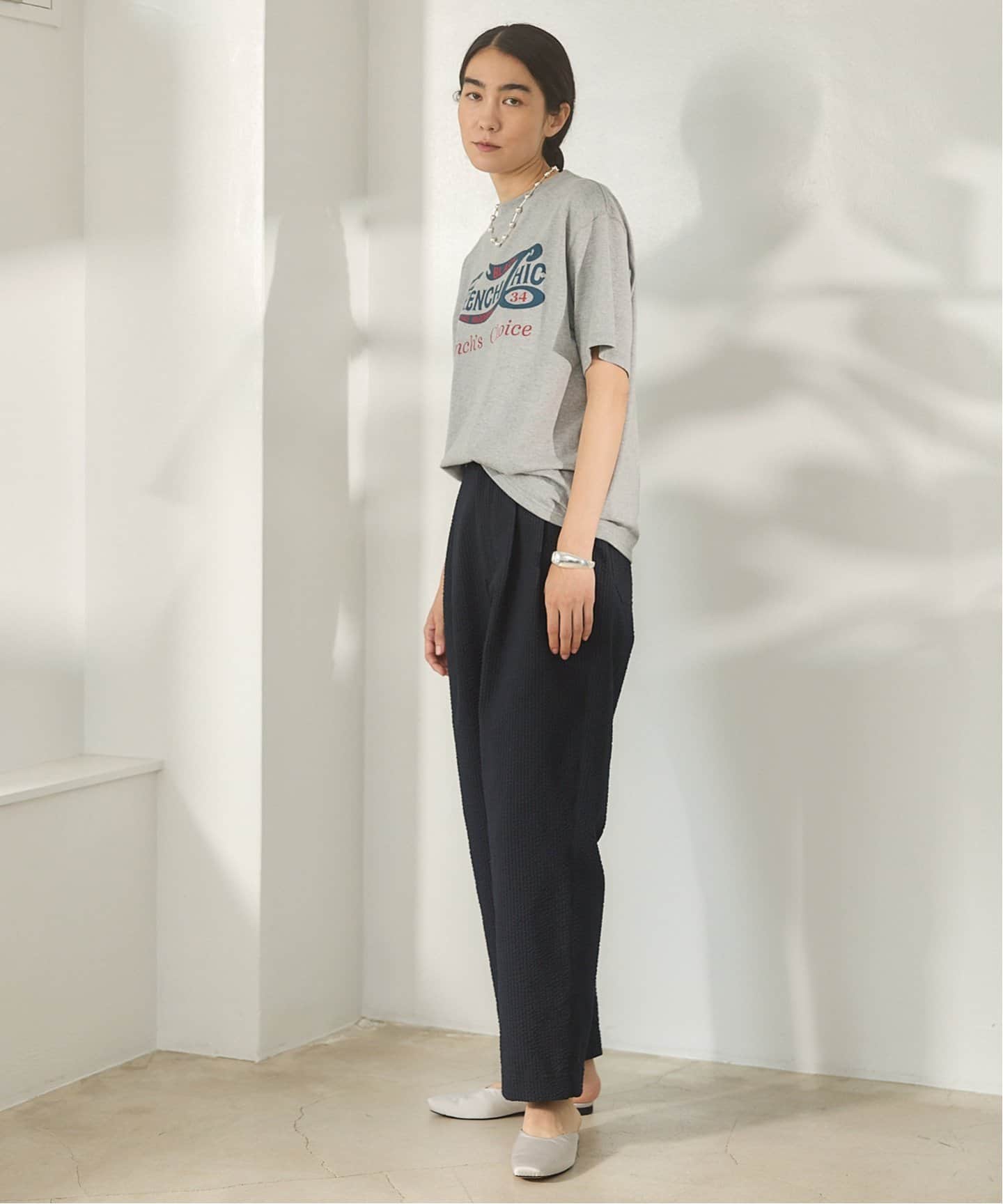 BLACK シアサッカーパンツ（スラックス）｜IENA（イエナ）の通販