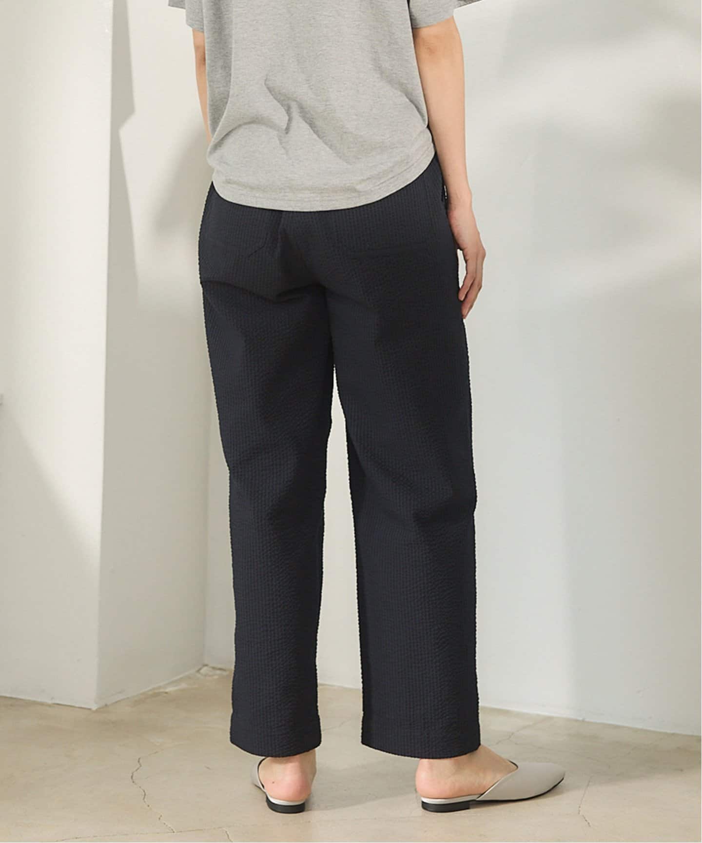 BLACK シアサッカーパンツ（スラックス）｜IENA（イエナ）の通販