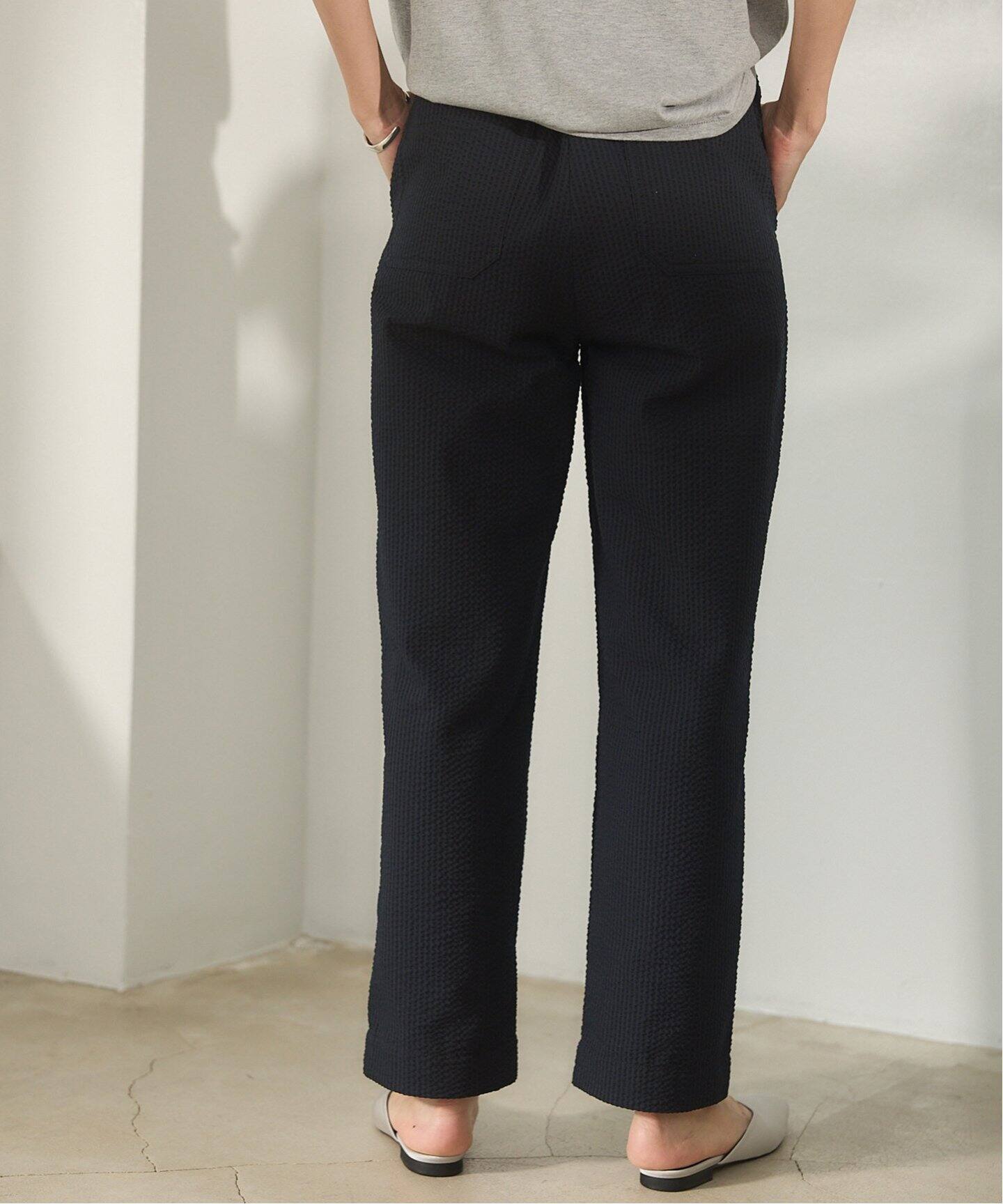 Black Fleece シアサッカー スラックス BLACK シアサッカーパンツ（スラックス）｜IENA（イエナ）の通販