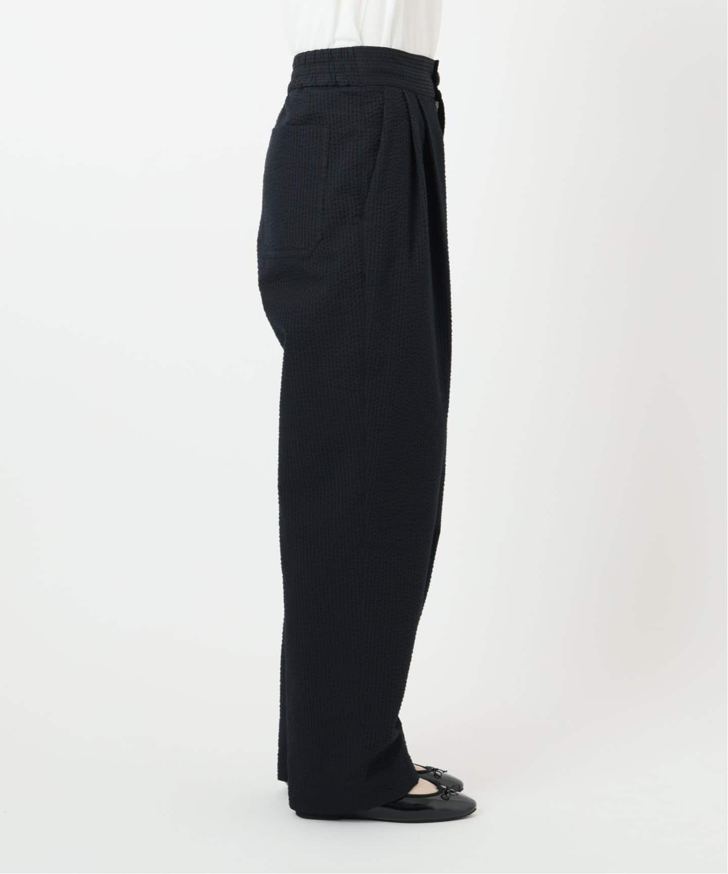 BLACK シアサッカーパンツ（スラックス）｜IENA（イエナ）の通販