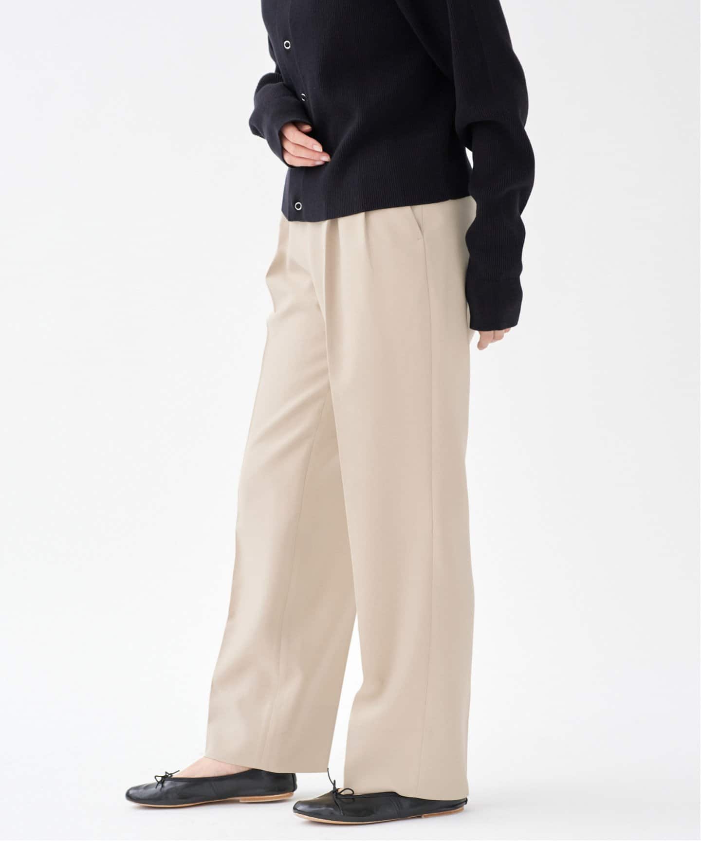 iena ウォッシャブルカーゴスラックス IENA ウォッシャブルカーゴスラックス 38サイズネイビー