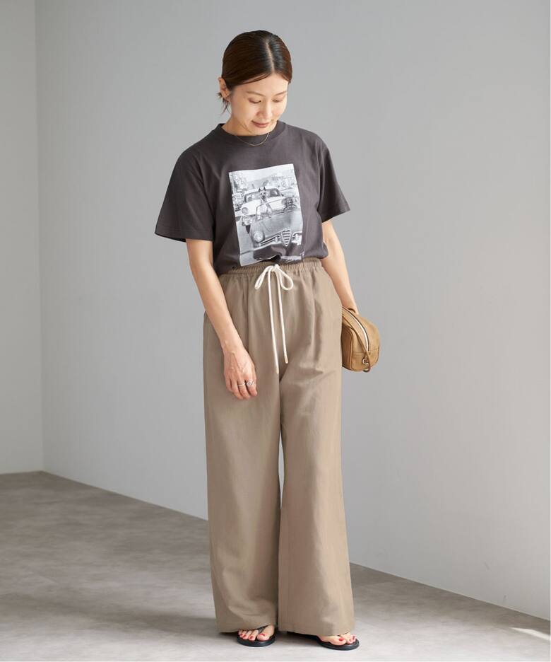 リネン混イージーパンツ（その他パンツ）｜IENA（イエナ）の通販  