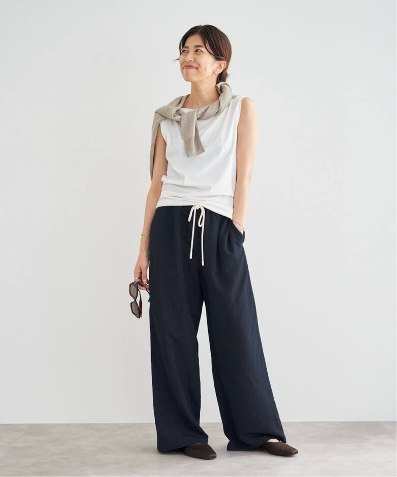 リネン混イージーパンツ（その他パンツ）｜IENA（イエナ）の通販  