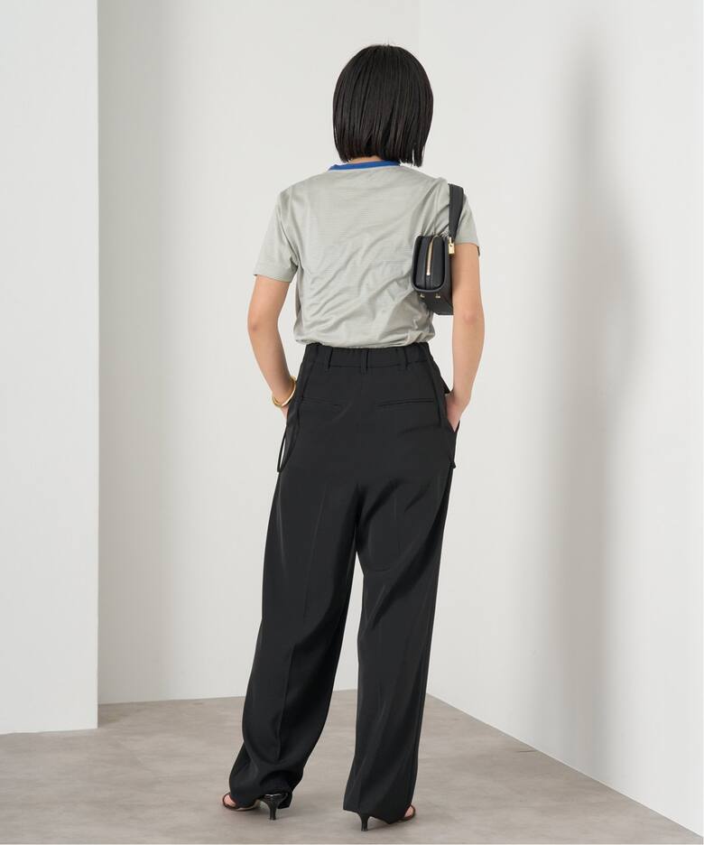 追加3》サスペンダーツイルパンツ（スラックス）｜IENA（イエナ）の  