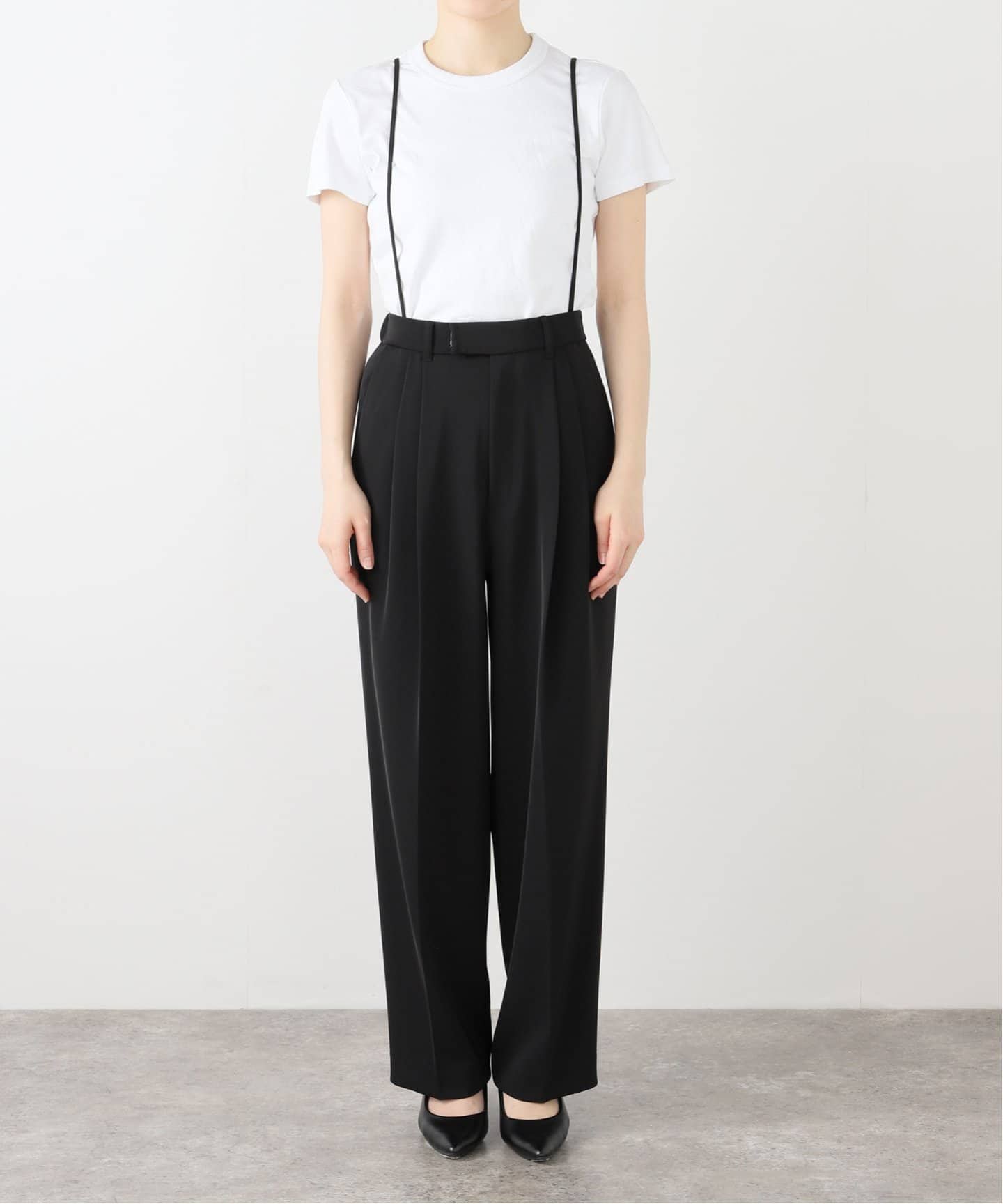 追加4》サスペンダーツイルパンツ（スラックス）｜IENA（イエナ）の