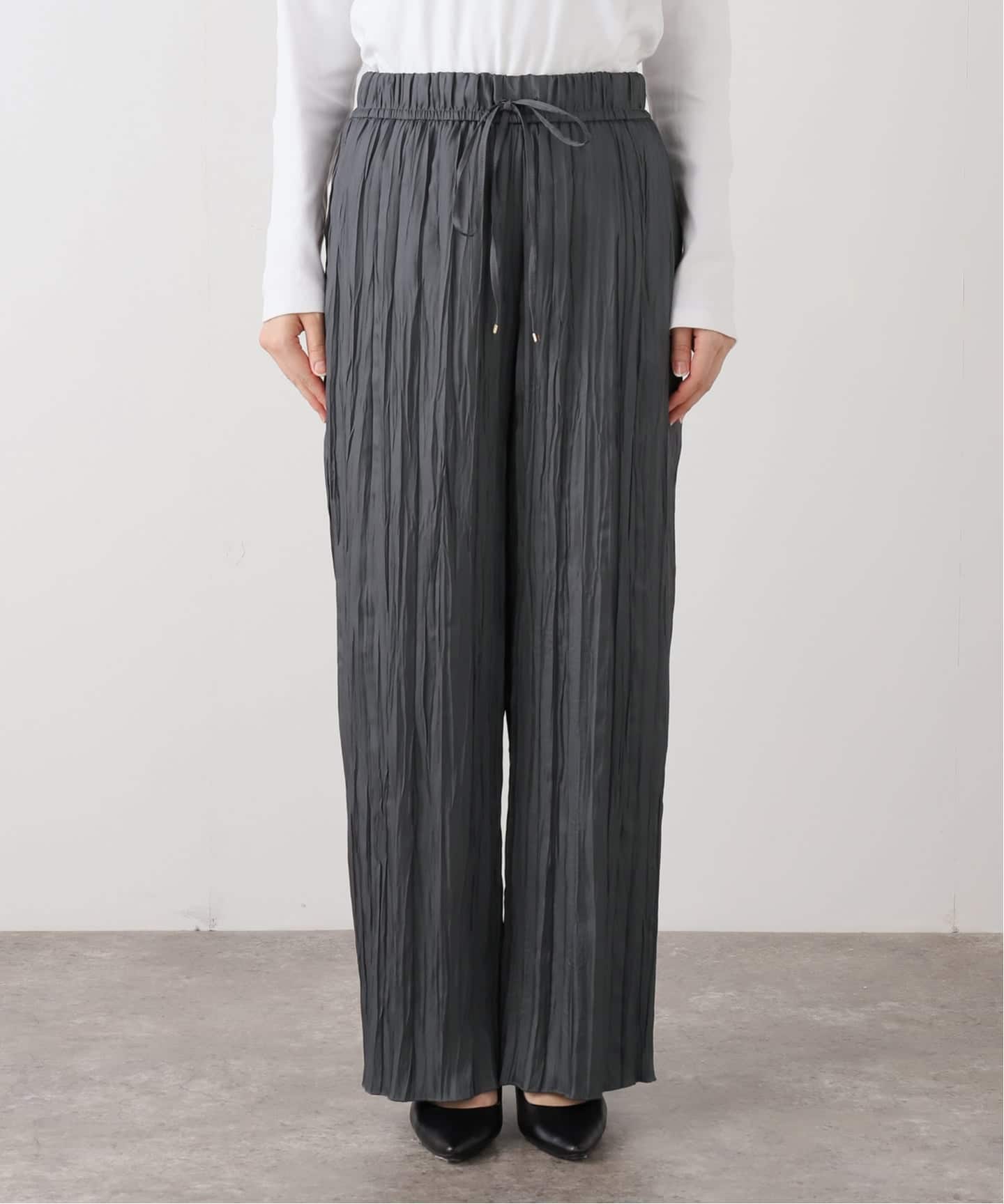 美品 INSCRIRE Sarrouel ハイウエスト パンツ 黒 IENA 美品 INSCRIRE Sarrouel ハイウエスト パンツ 黒 IENA
