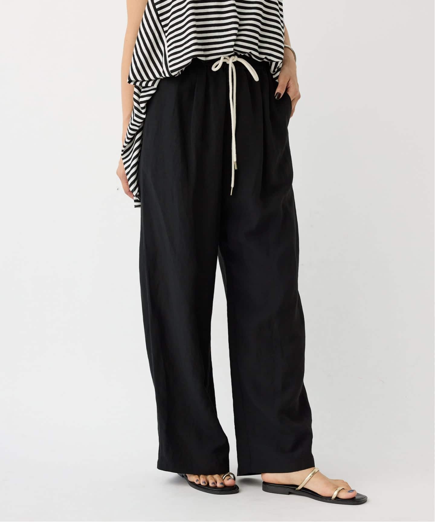 レーヨンリネンタンブラーイージーパンツ（その他パンツ）｜IENA