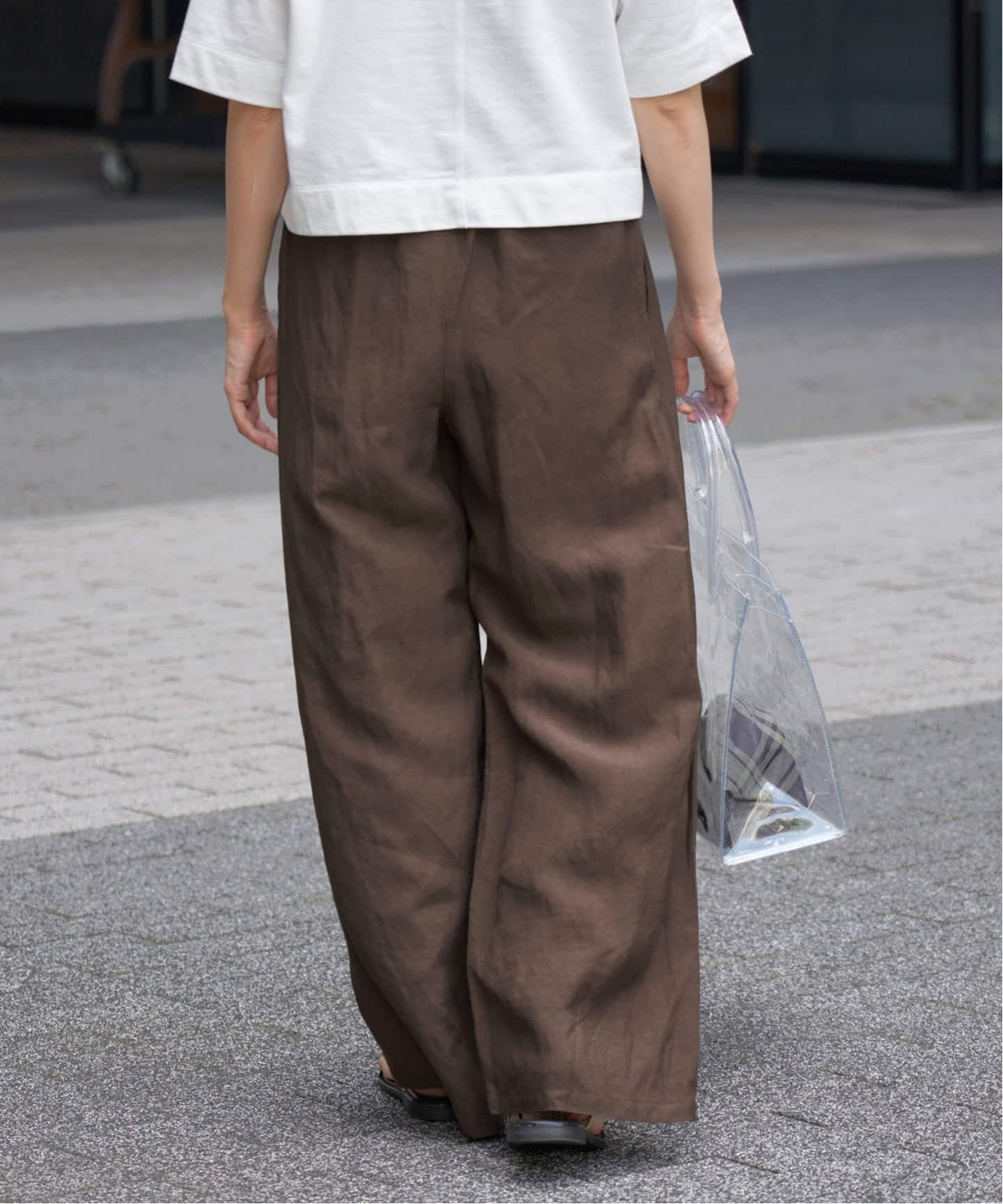 イエナ　レーヨンリネンイージーパンツ　ナチュラル　36 イエナ レーヨンリネンイージーパンツ ナチュラル 36 IENA