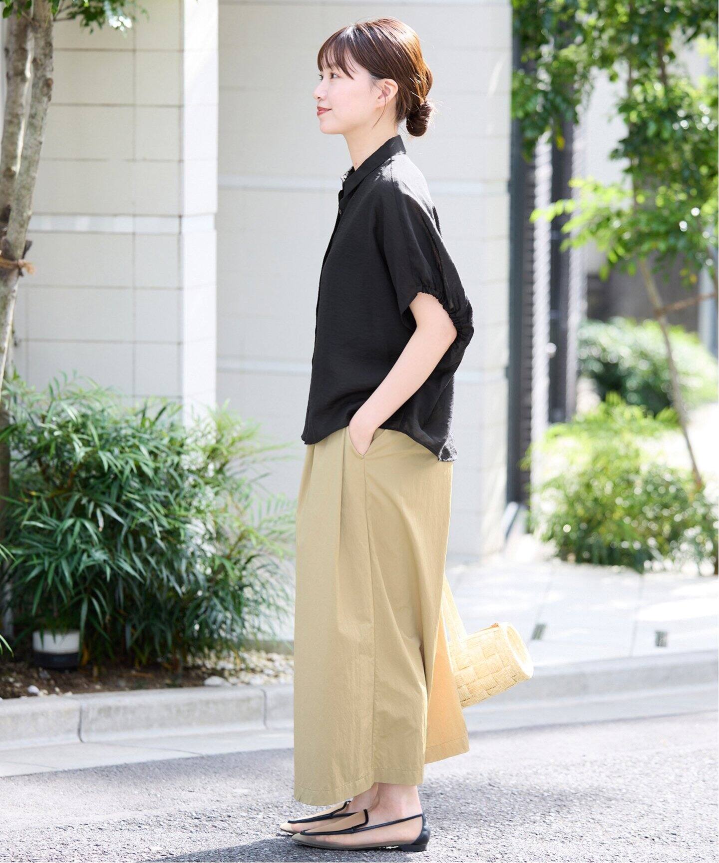 おトク情報がいっぱい！ ギャザータックガウチョパンツ（その他パンツ）｜IENA（イエナ パンツ