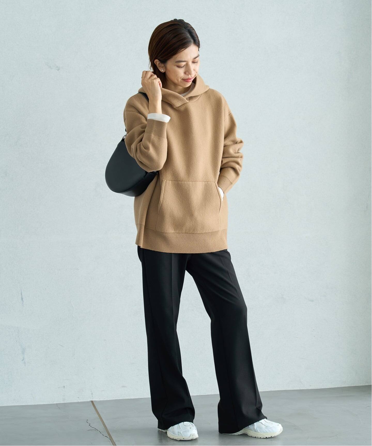 追加2予約》ウォッシャブル 裏起毛セミフレアパンツ（スラックス