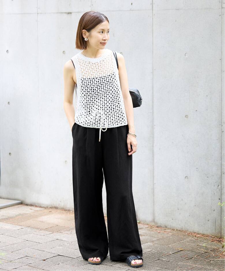 リネンレーヨンイージーパンツ（その他パンツ）｜IENA（イエナ）の通販  