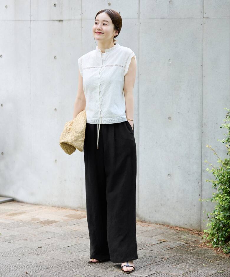 リネンレーヨンイージーパンツ（その他パンツ）｜IENA（イエナ）の通販  