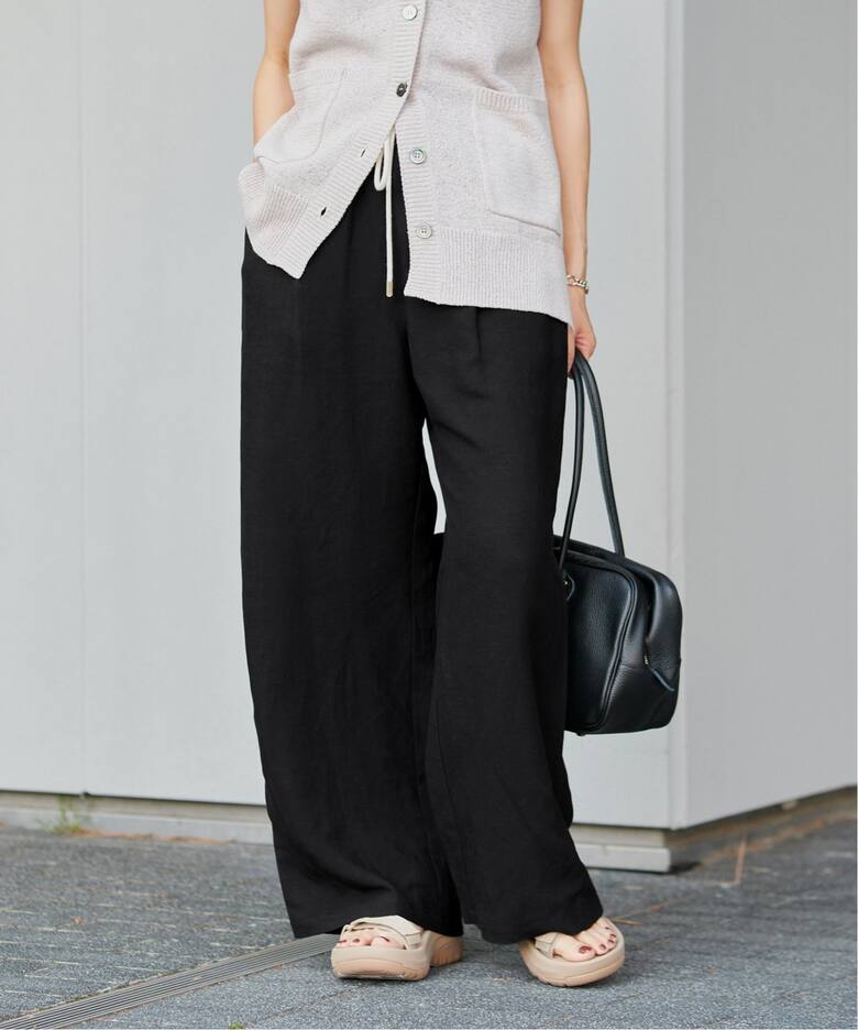 リネンレーヨンイージーパンツ（その他パンツ）｜IENA（イエナ）の通販  