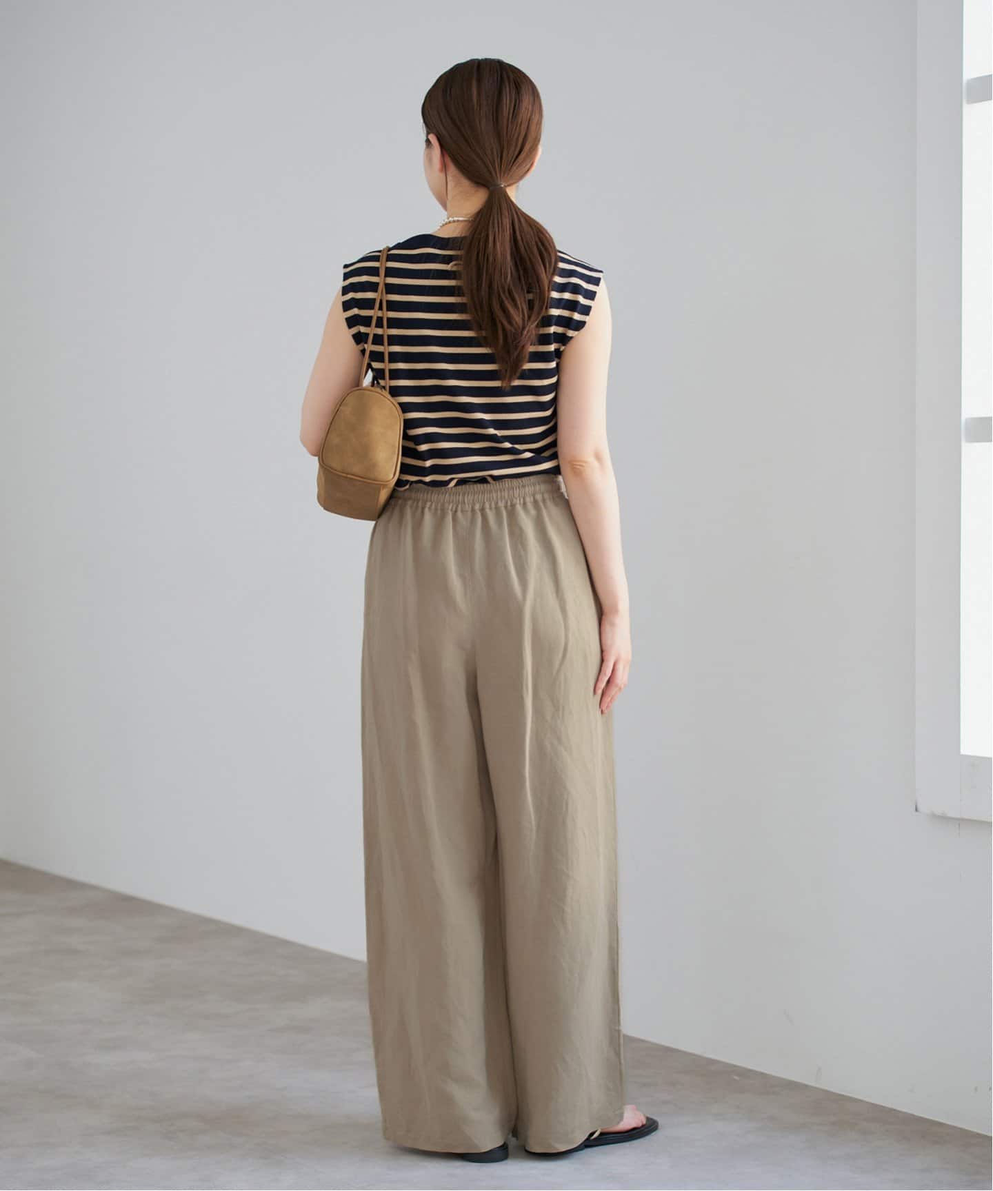 イエナ未使用リネンレーヨンイージーパンツ36ベージュ リネンレーヨンイージーパンツ（その他パンツ）｜IENA（イエナ