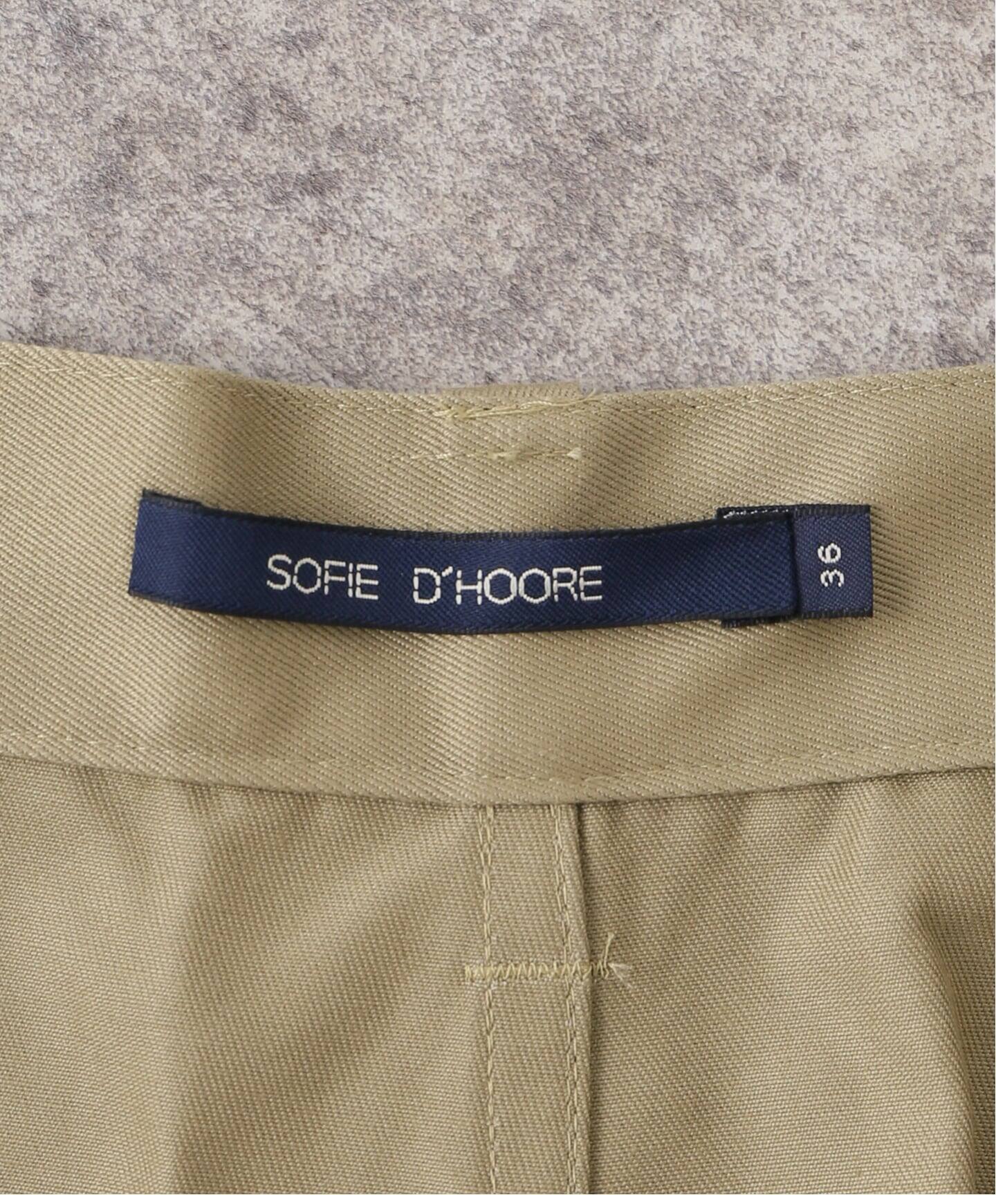 SOFIE D'HOORE/ソフィードール cotton pt パンツ PASADENA（スラックス