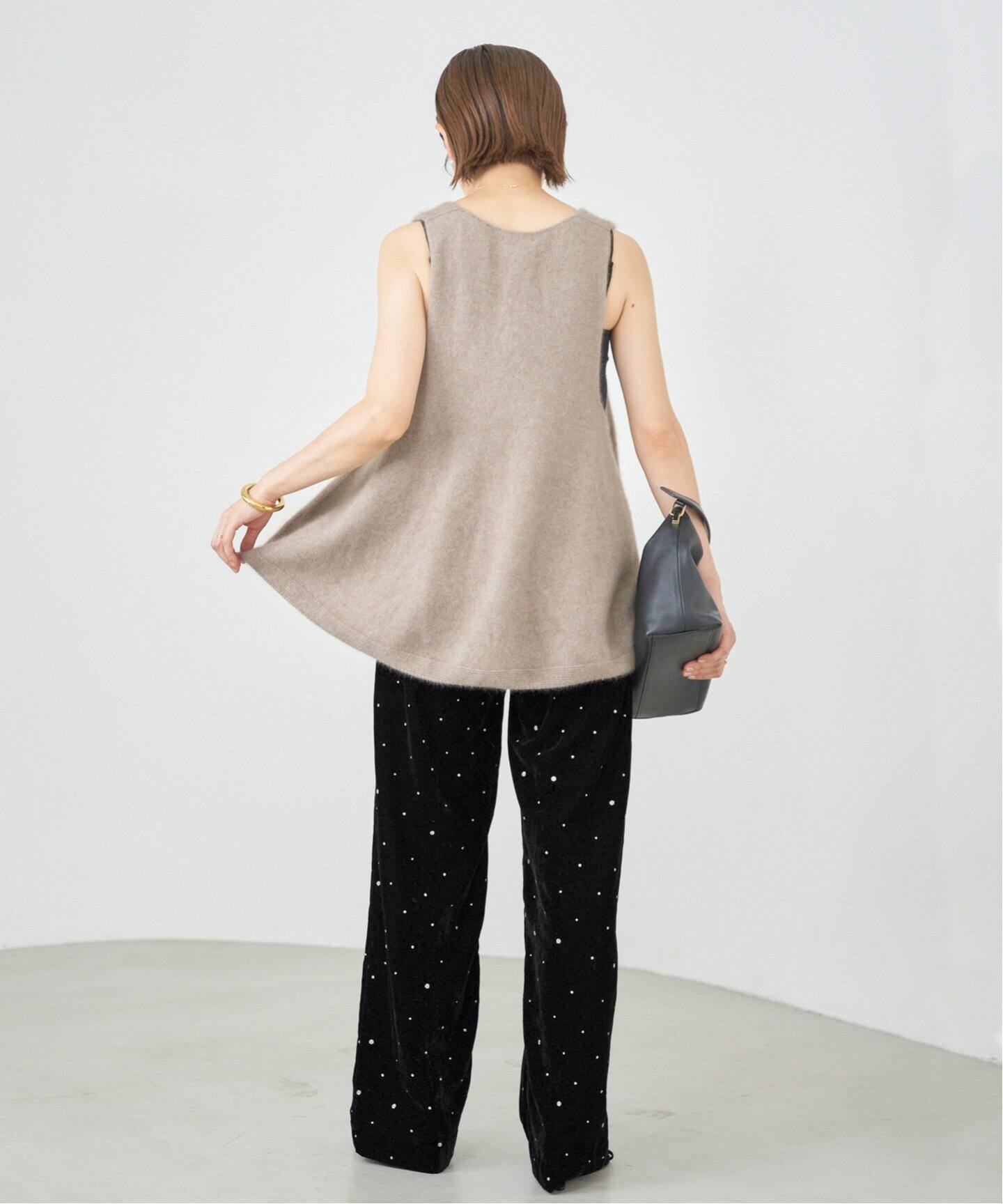 イエナ　クチュールドアダム Glitter PT ベロアイージーパンツ イエナ IENA COUTURE D'ADAM/クチュールドアダム Glitter PT ベロア