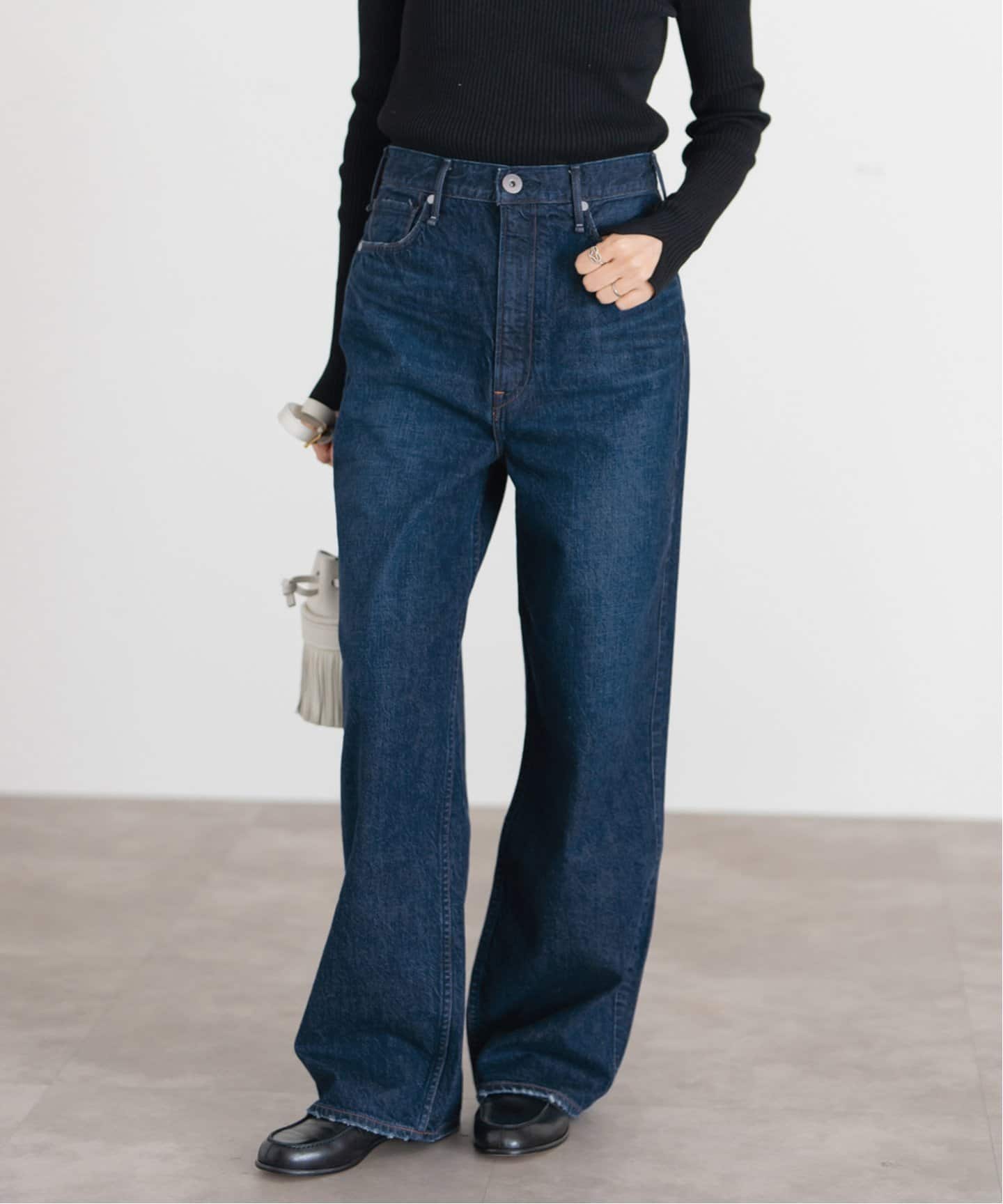 upper hights/アッパーハイツ 別注 THE GARNET ワイドストレートデニム