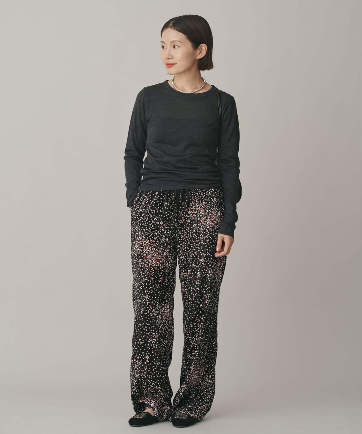 COUTURE D'ADAM/クチュールドアダム 別注 ベルべットイージーパンツ