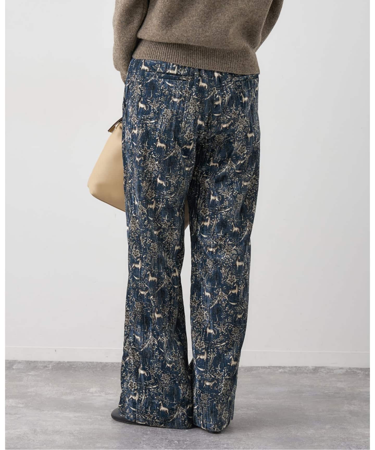 COUTURE D'ADAM/クチュールドアダム 別注 ベルべットイージーパンツ