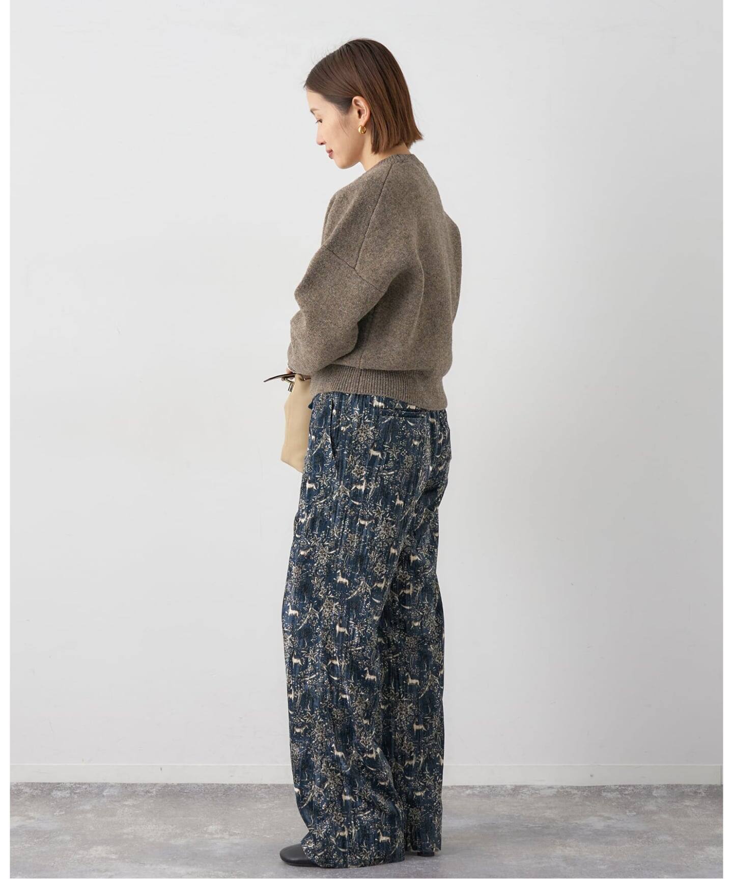 COUTURE D'ADAM/クチュールドアダム 別注 ベルべットイージーパンツ