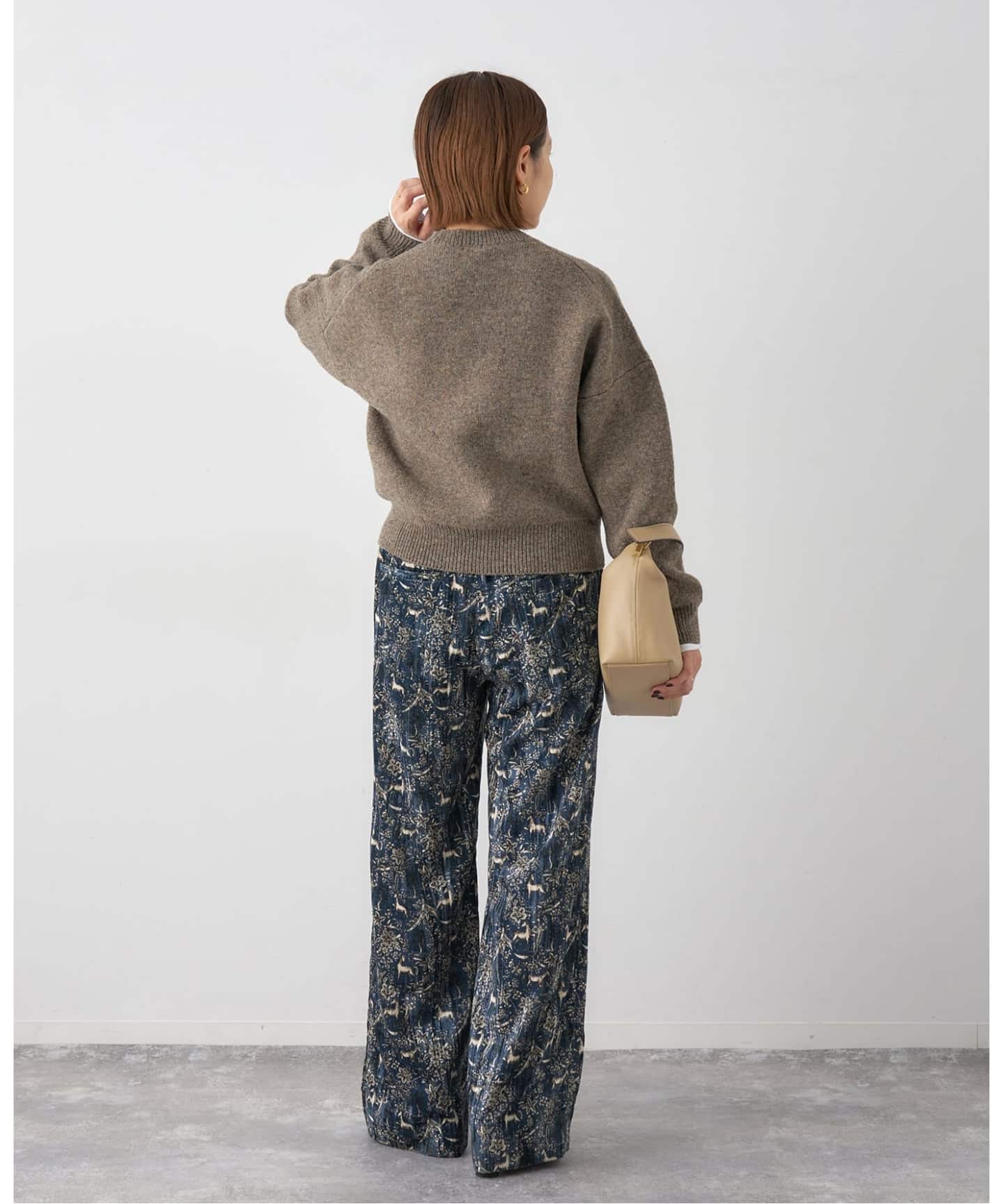 COUTURE D'ADAM/クチュールドアダム 別注 ベルべットイージーパンツ