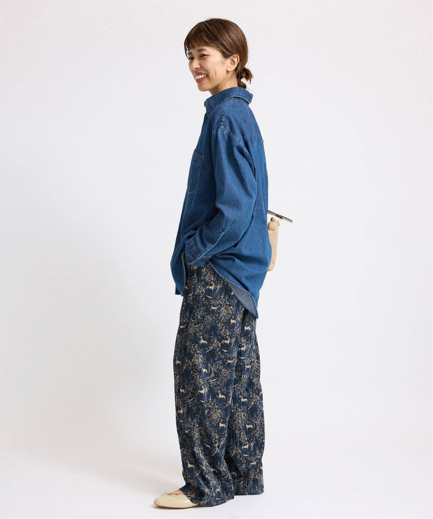 COUTURE D'ADAM/クチュールドアダム 別注 ベルべットイージーパンツ