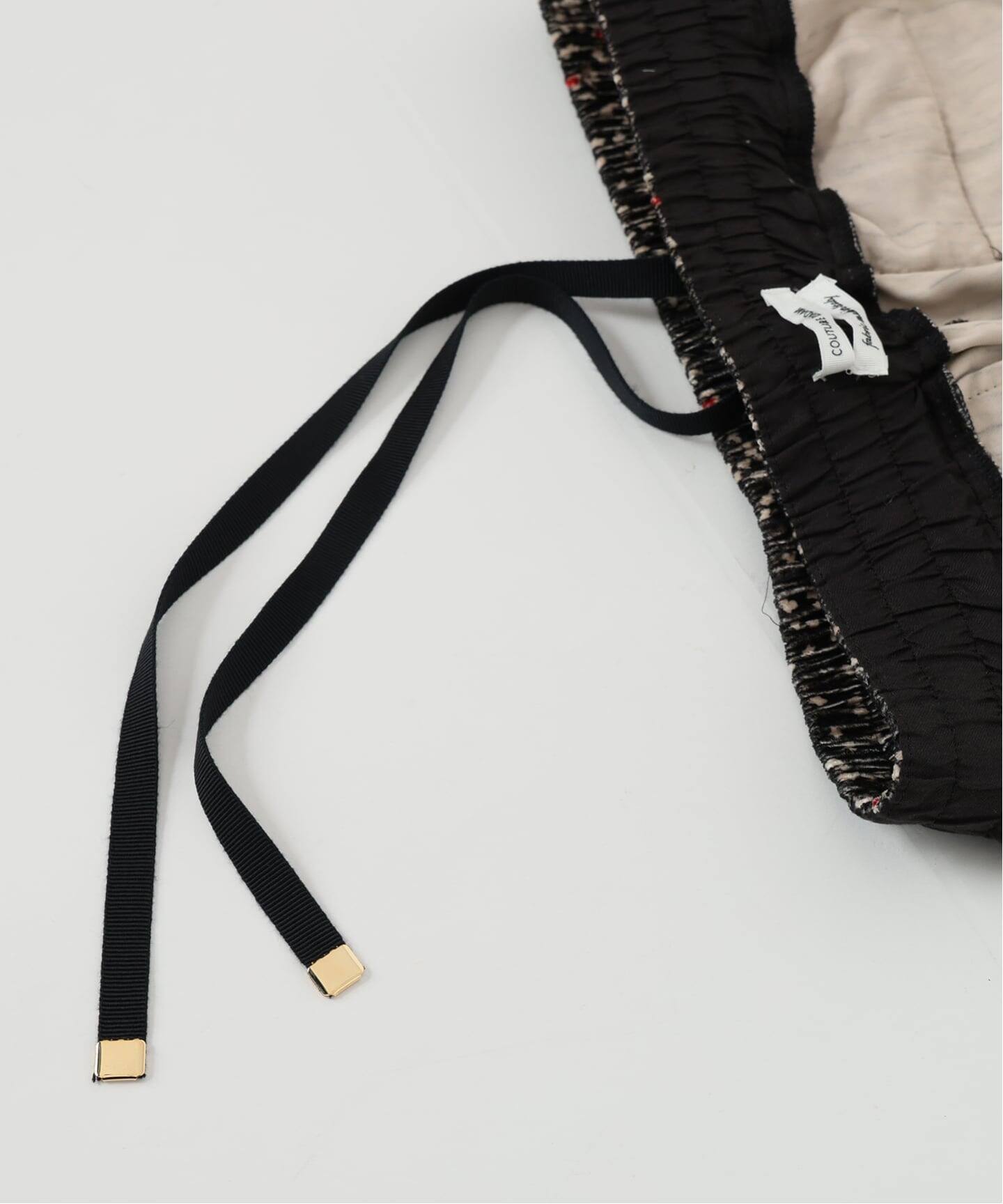 COUTURE D'ADAM/クチュールドアダム 別注 ベルべットイージーパンツ