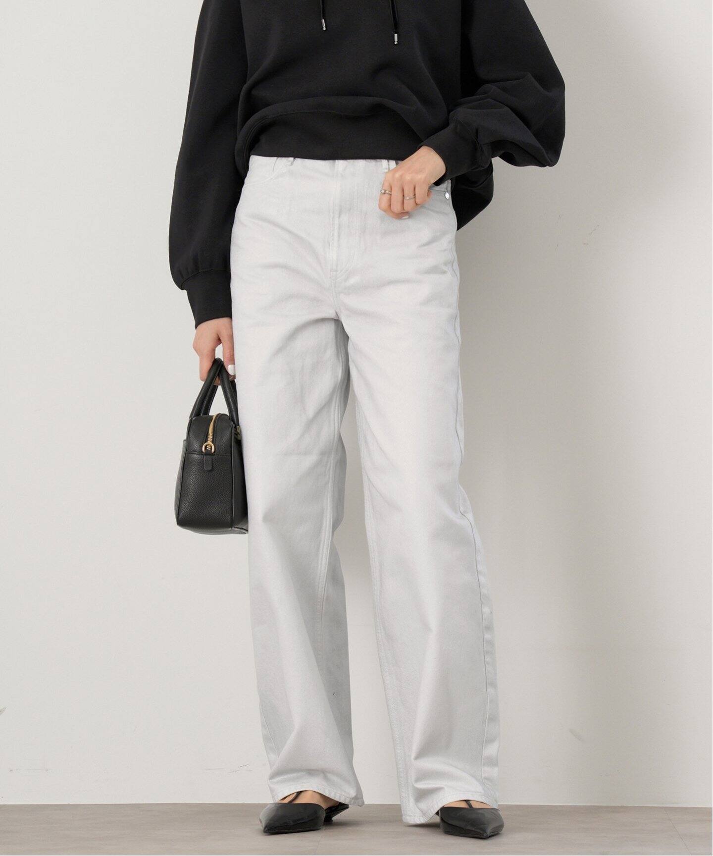 upper hights × uncrave WHITE】デニムパンツ（upper hights × uncrave 