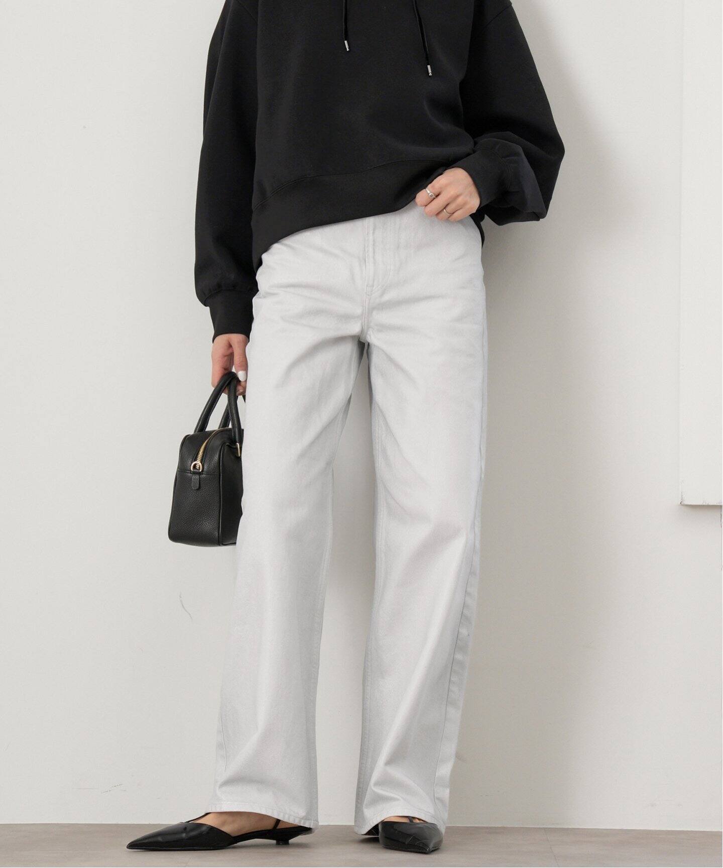 upper hights/アッパーハイツ THE NIECE ワイドストレートデニム  