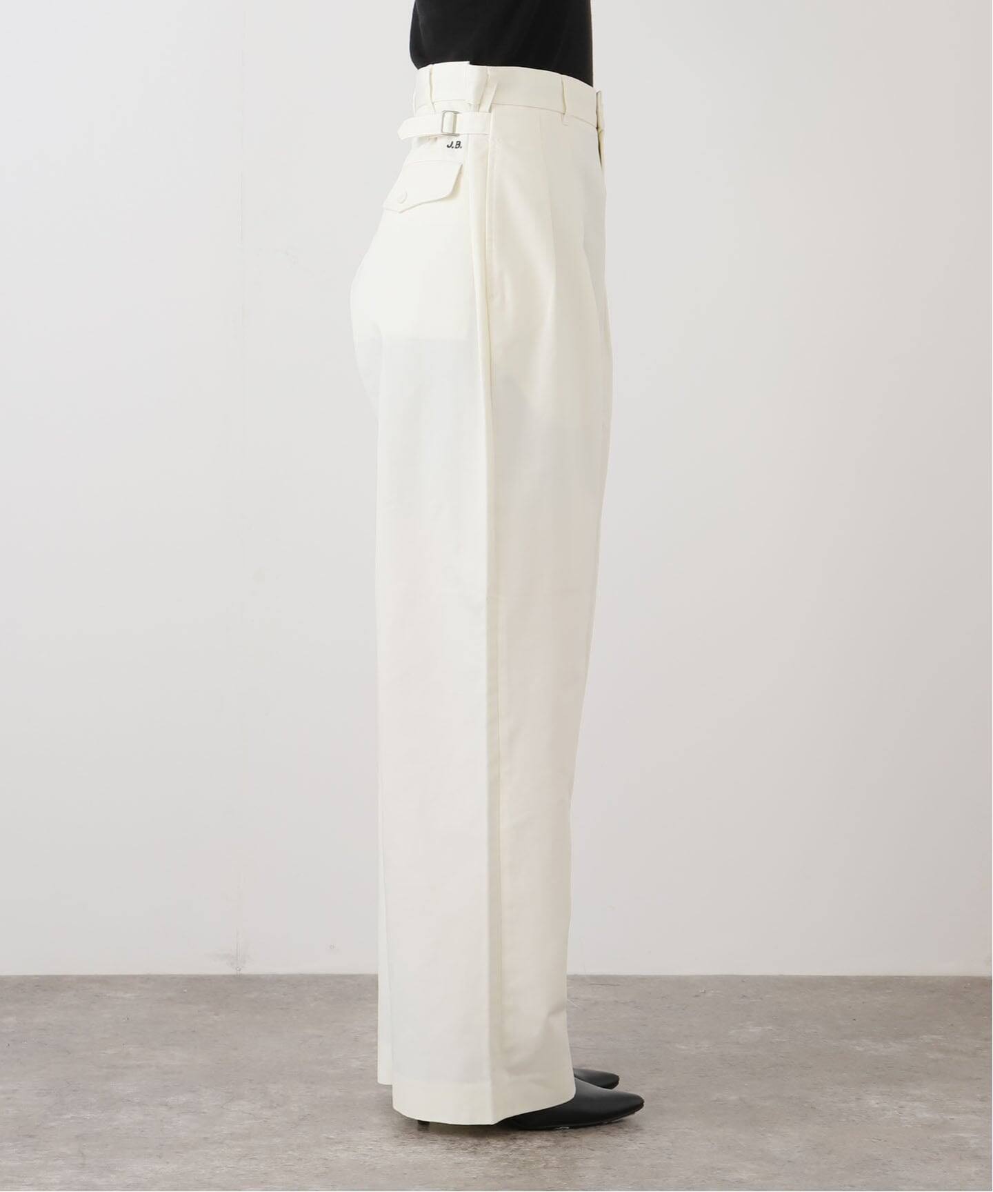 J.B.ATTIRE/ジェービーアタイア PARIS HIGH WAIST TROUSER スラックス