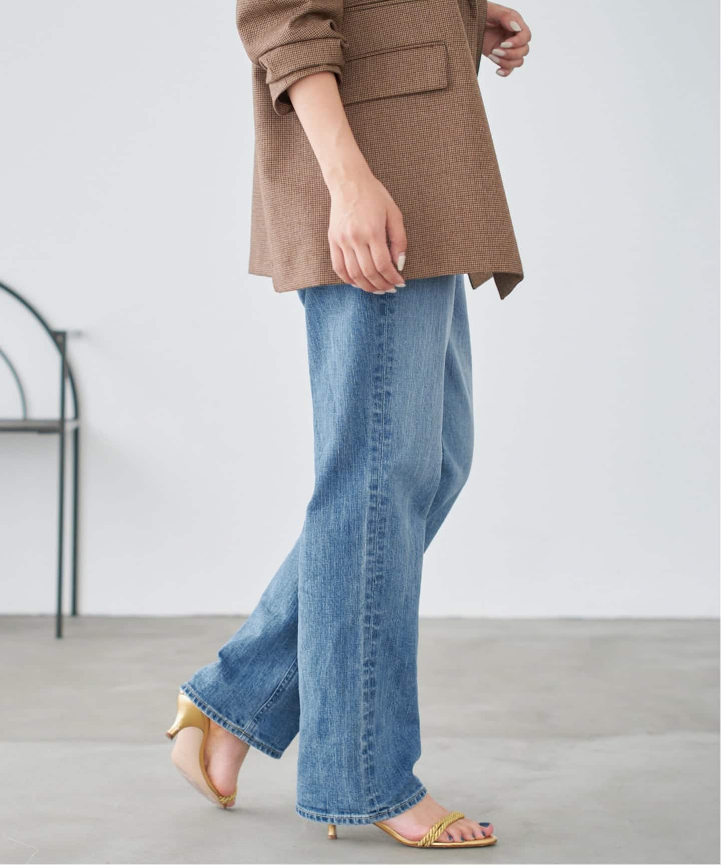 YANUK ヤヌーク ストレートデニム LOUISE デニム グレー ジーンズ louise_snap | YANUK ONLINE STORE