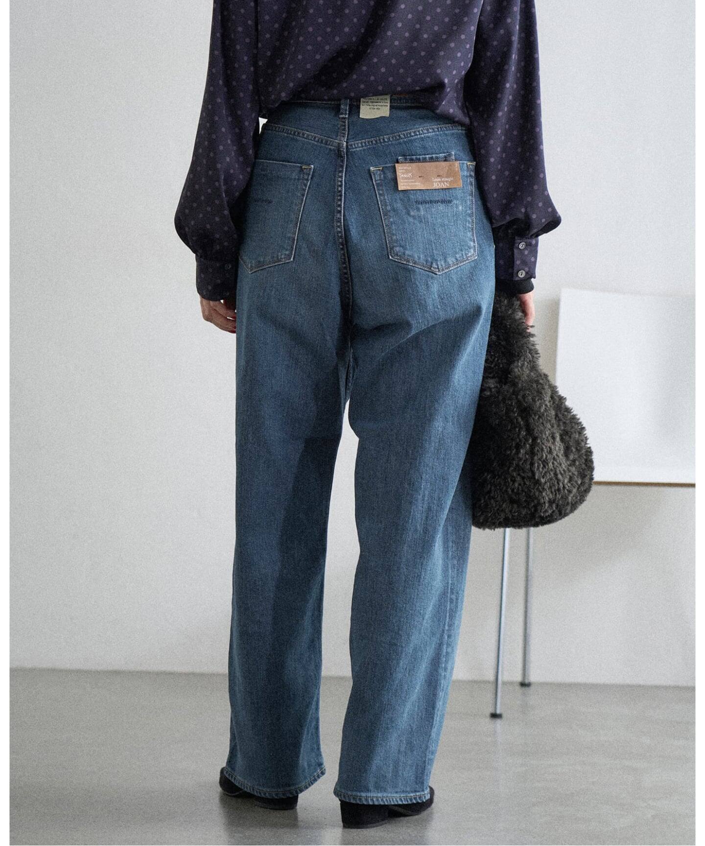 イエナ　IENA YANUK別注JOAN ルーズストレートデニム　23サイズ イエナ IENA YANUK別注JOAN ルーズストレートデニム 23サイズ