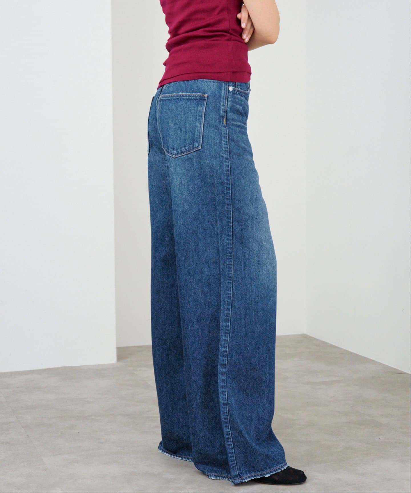 upper hights/アッパーハイツ 別注 THE RUTH ルーズフレアデニム