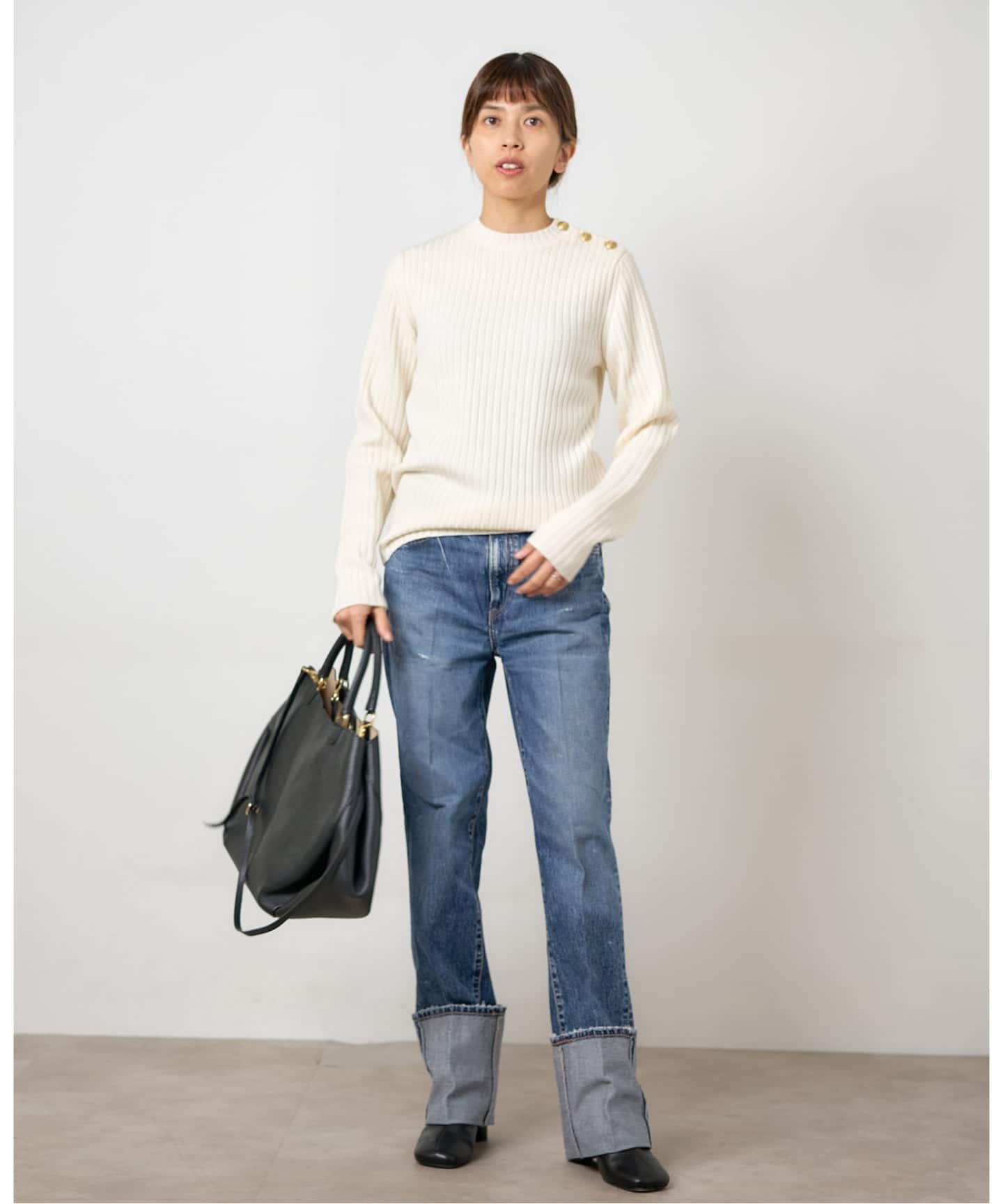 イエナ　デニム　アッパーハイツ upper hights/アッパーハイツ】MISS ANKLE TWIST デニムパンツ（デニム