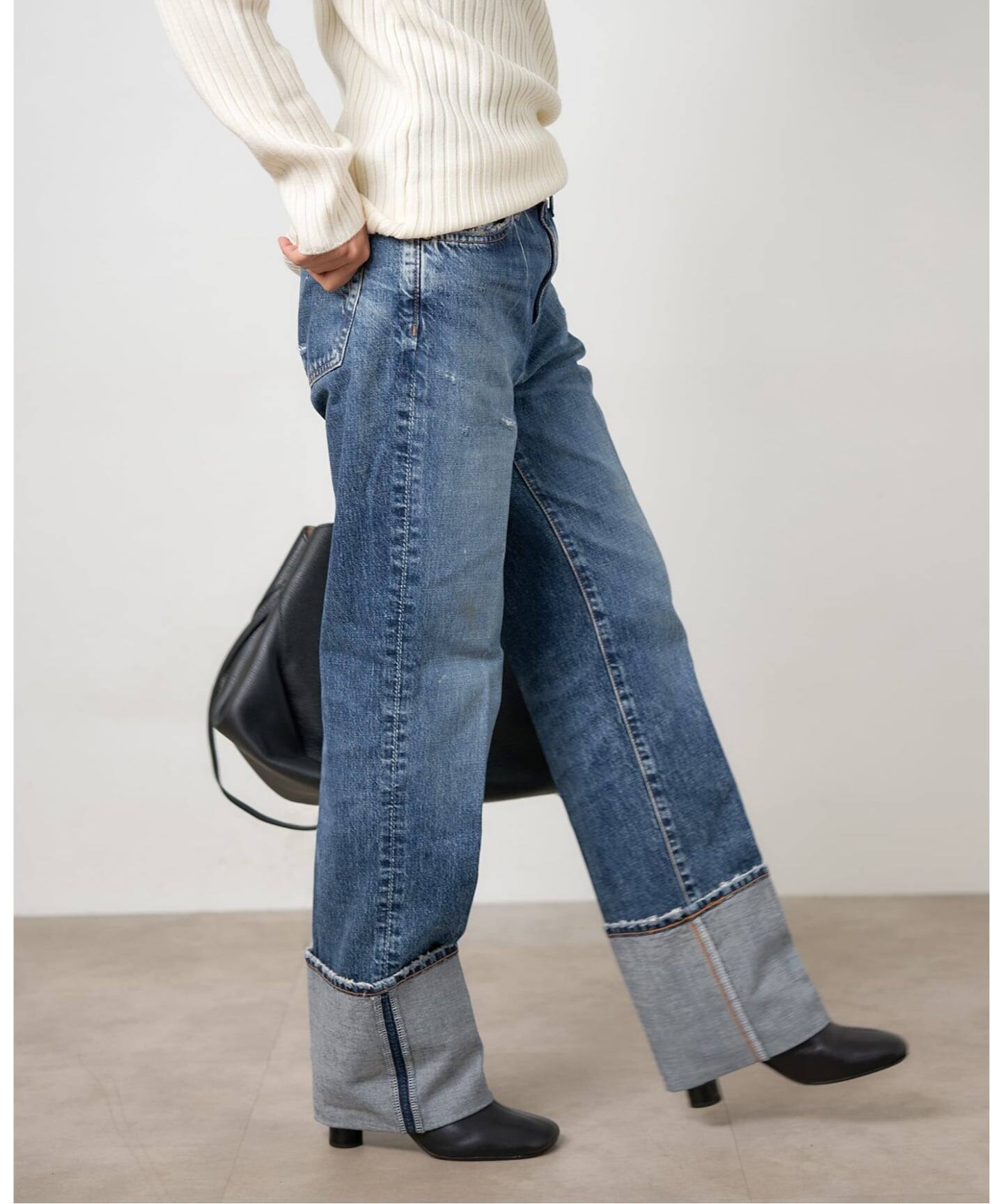 upper hights/アッパーハイツ THE COUSIN MIDRISE デニムパンツ