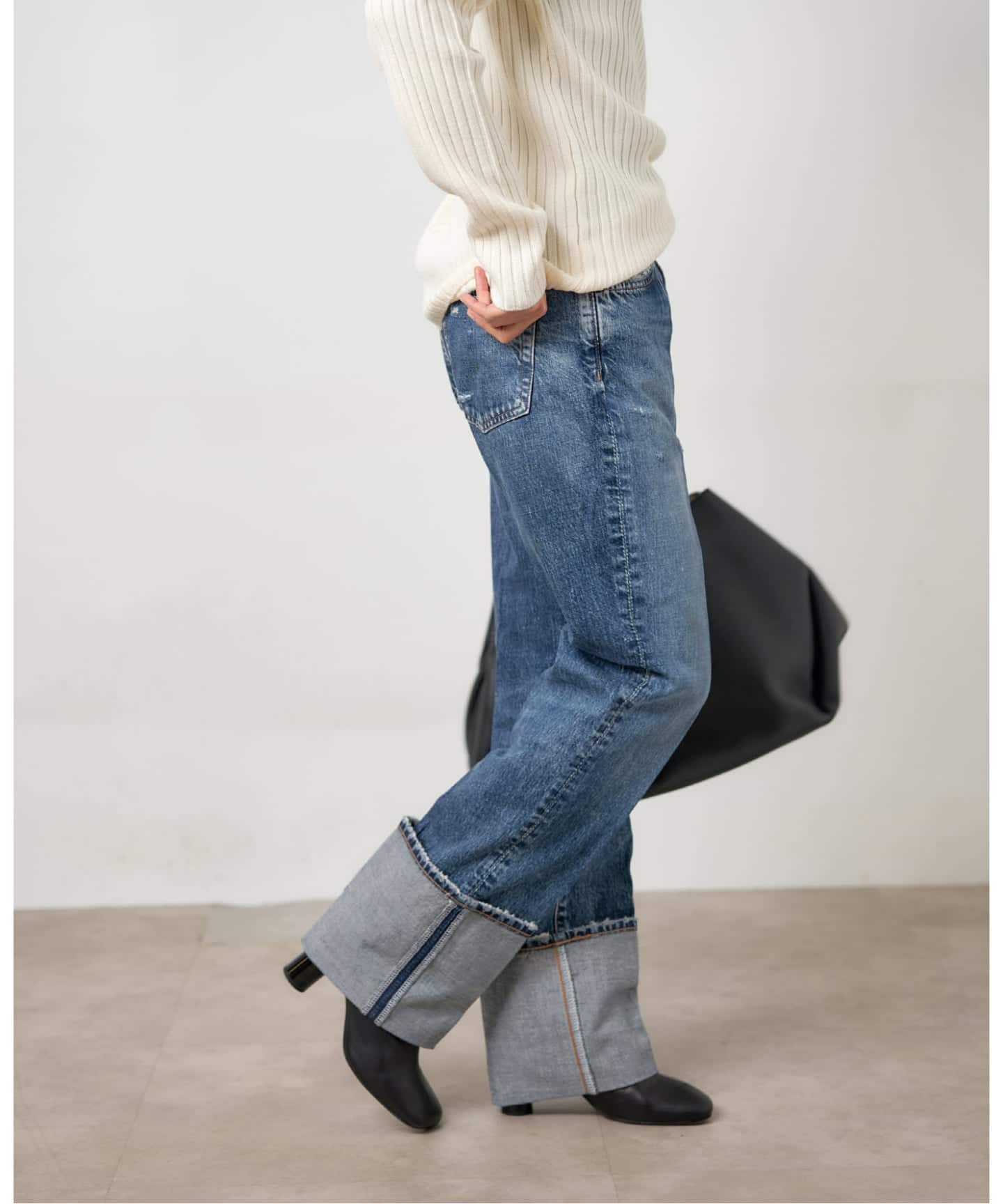 イエナ　アッパーハイツ　26 upper hights/アッパーハイツ THE COUSIN MIDRISE デニムパンツ