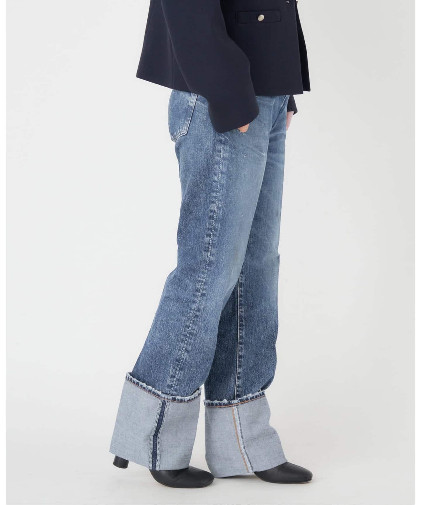 upper hights/アッパーハイツ THE COUSIN MIDRISE デニムパンツ