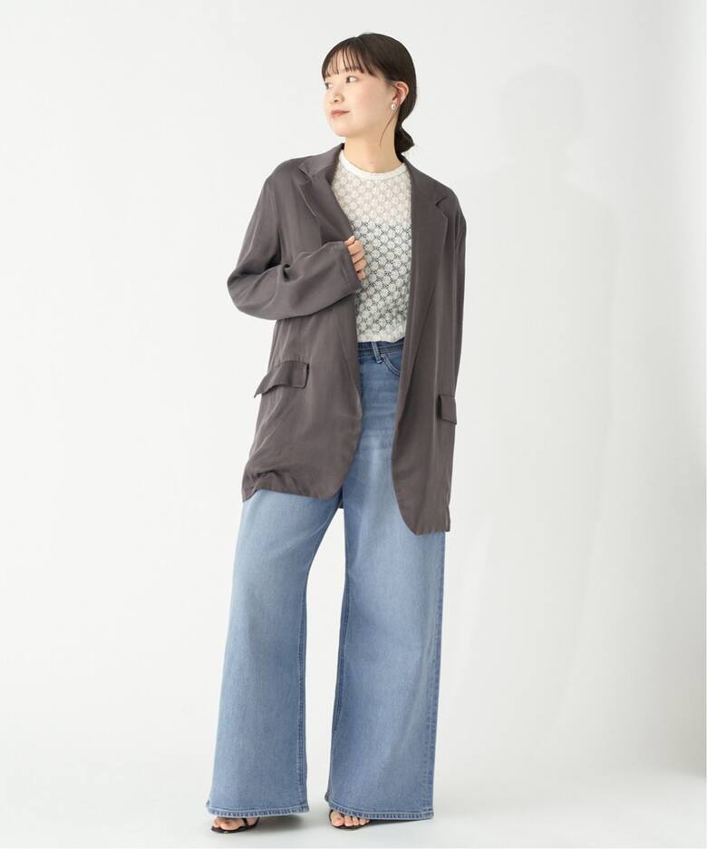 YANUK/ヤヌーク KATE ルーズバギーデニム 57152081（デニムパンツ 