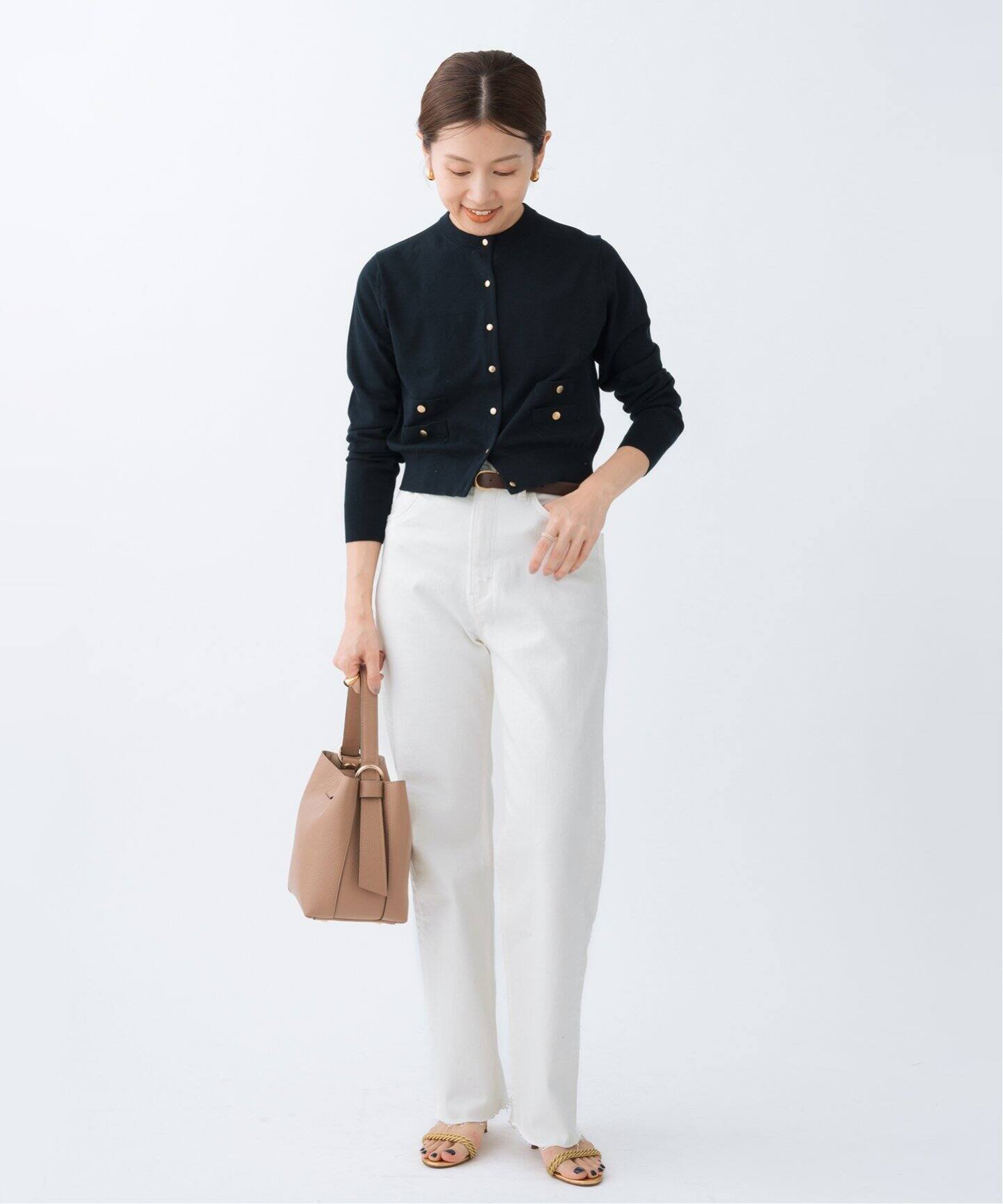 YANUK/ヤヌーク 別注 LEA ストレートホワイトデニム（デニムパンツ  