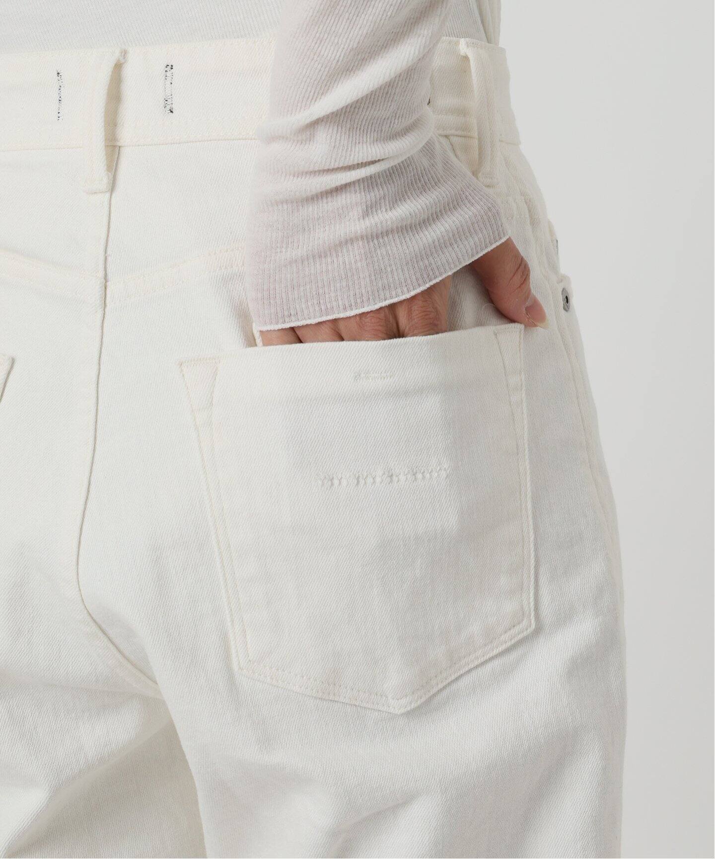 YANUK/ヤヌーク 別注 LEA ストレートホワイトデニム（デニムパンツ  