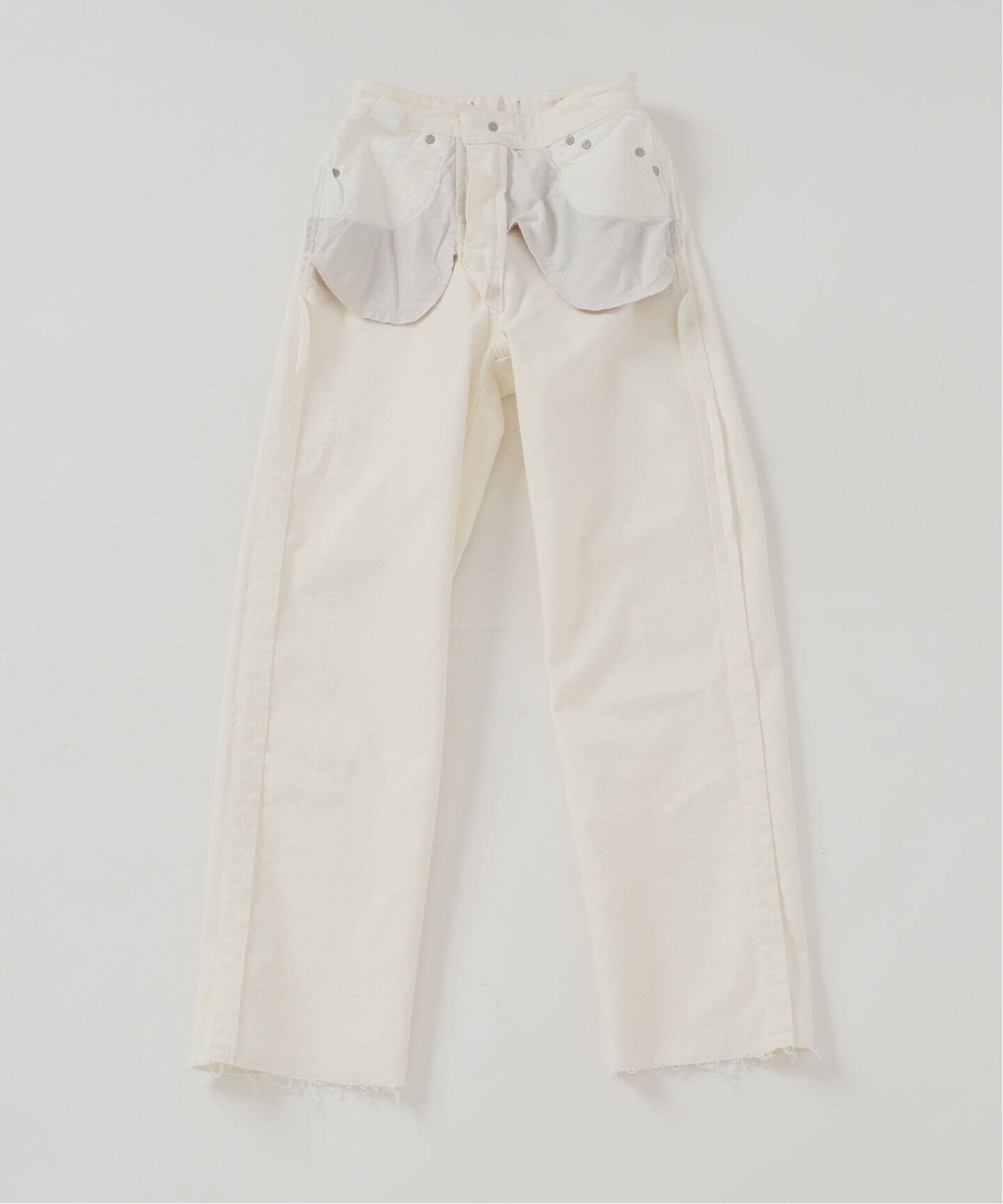 YANUK/ヤヌーク 別注 LEA ストレートホワイトデニム（デニムパンツ  